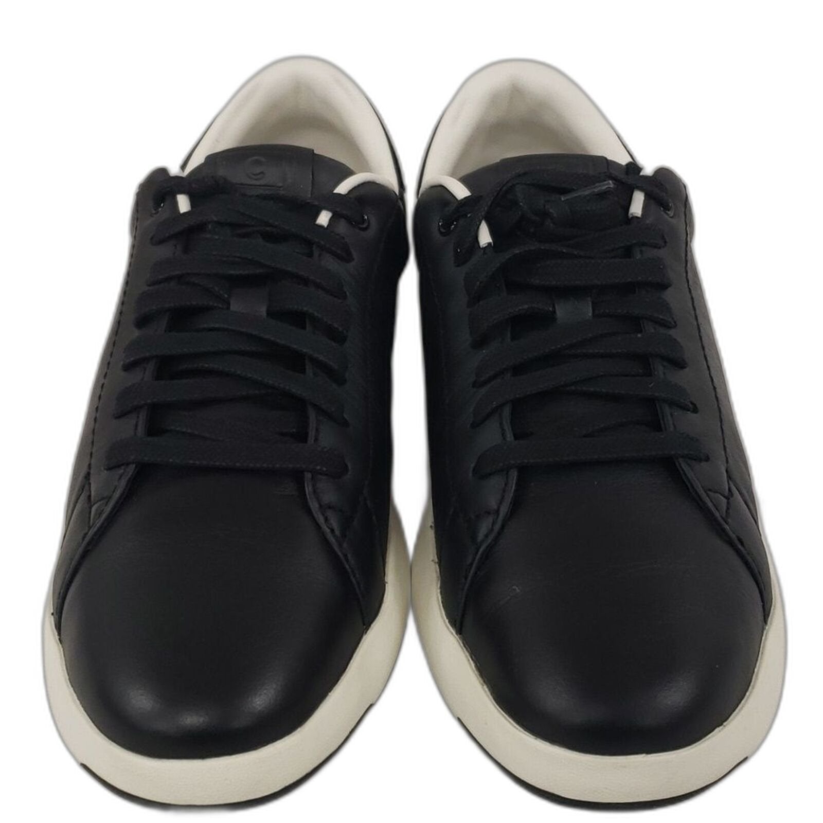 Cole Haan Womens GrandPro Tennis Leather Lace OX Fashion Sneaker Black 9 US