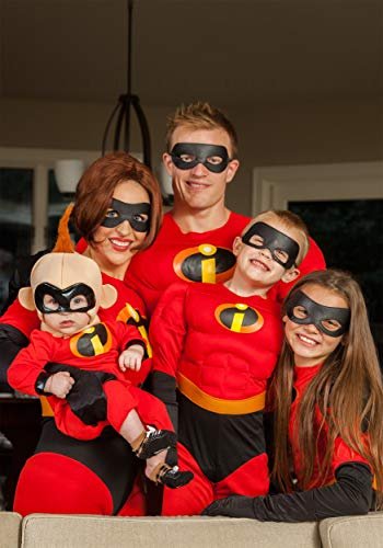 Disguise mens Unisex - Deluxe Muscle Mr Incredible Adult Sized Costumes, Red, XL 42-46 US