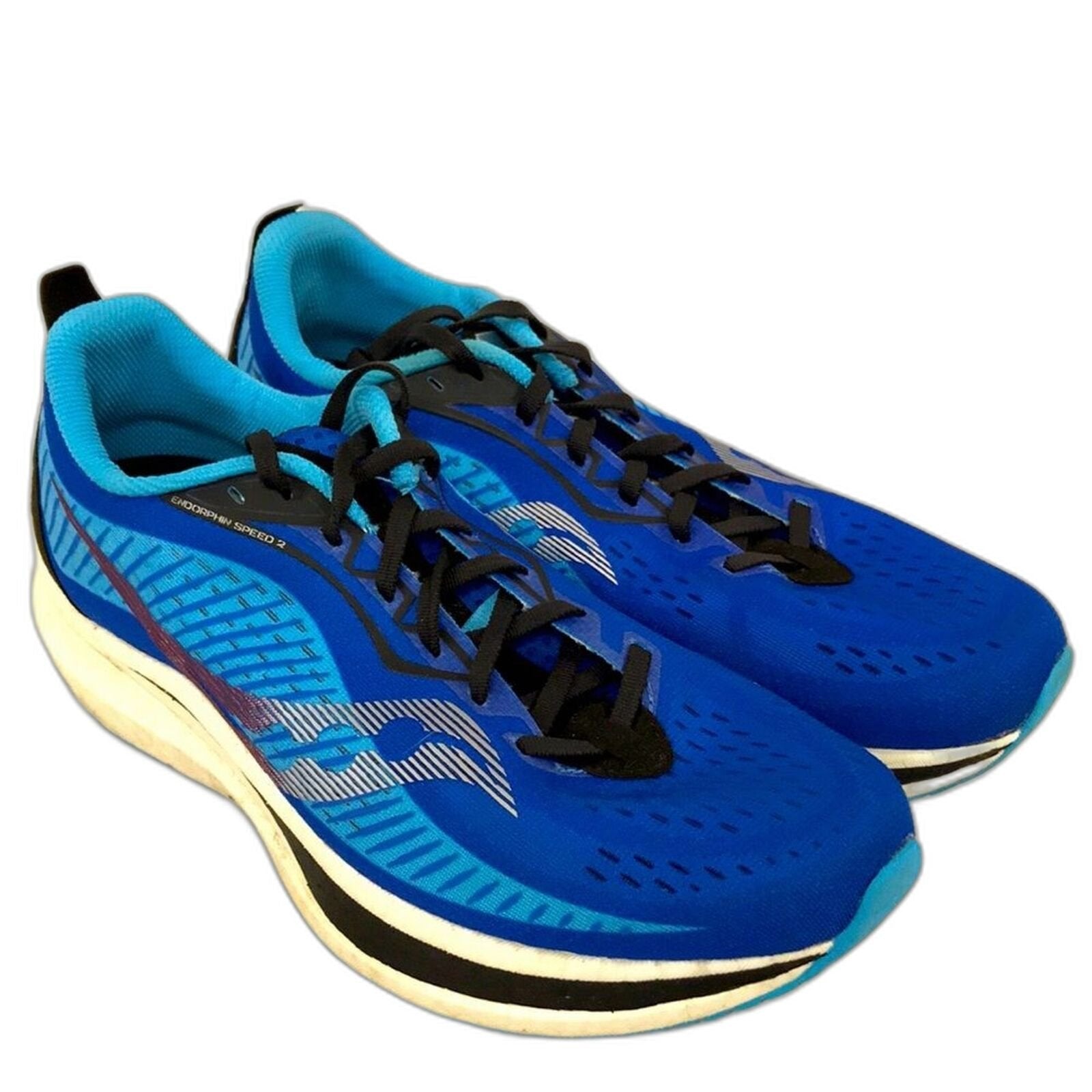 Saucony Mens Endorphin Speed 2 Running Shoe Royal Blue 11 US