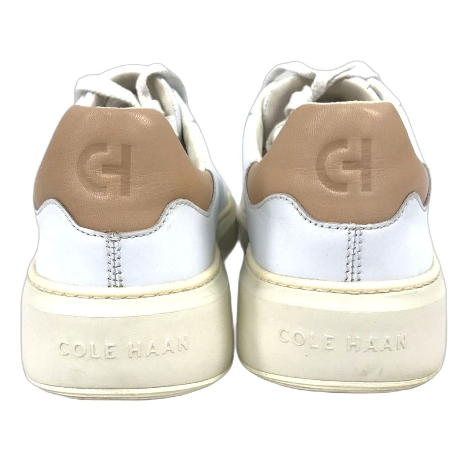 Cole Haan Grandpro TopSpin Sneaker White British Tan 8.5 US