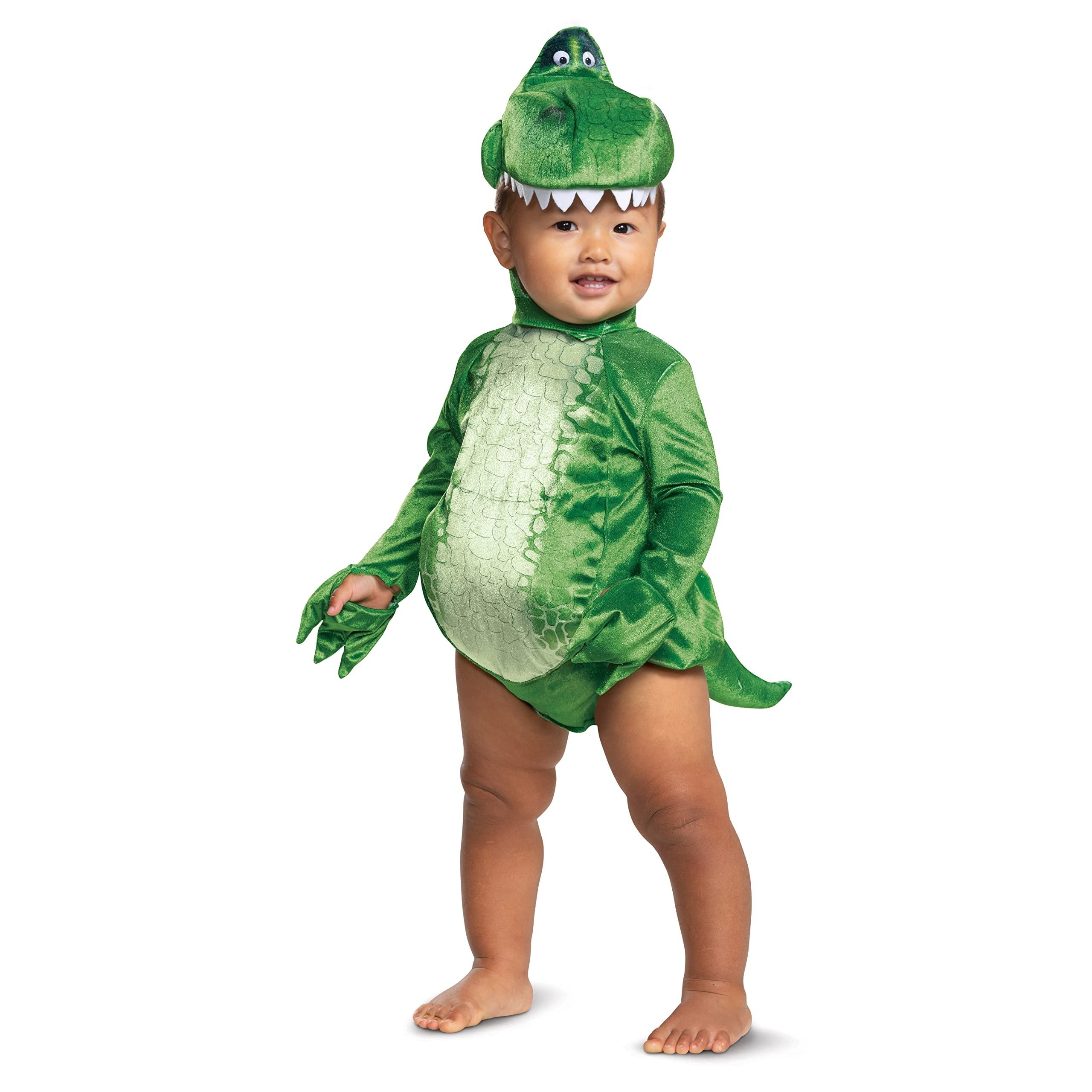 Disguise Baby Boys Disney Pixar Rex Toy Story 4 Infant And Toddler Costumes, Green, 6-12 Month US