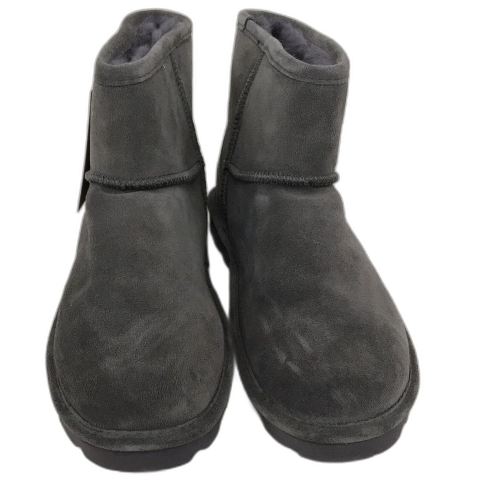 BEARPAW Womens Alyssa Charcoal Size 10 US Womens Ankle Boot