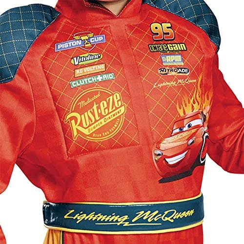 Cars 3 Lightning Mcqueen Toddler Costume - Red - Size S (2T) - Free Shipping & Returns