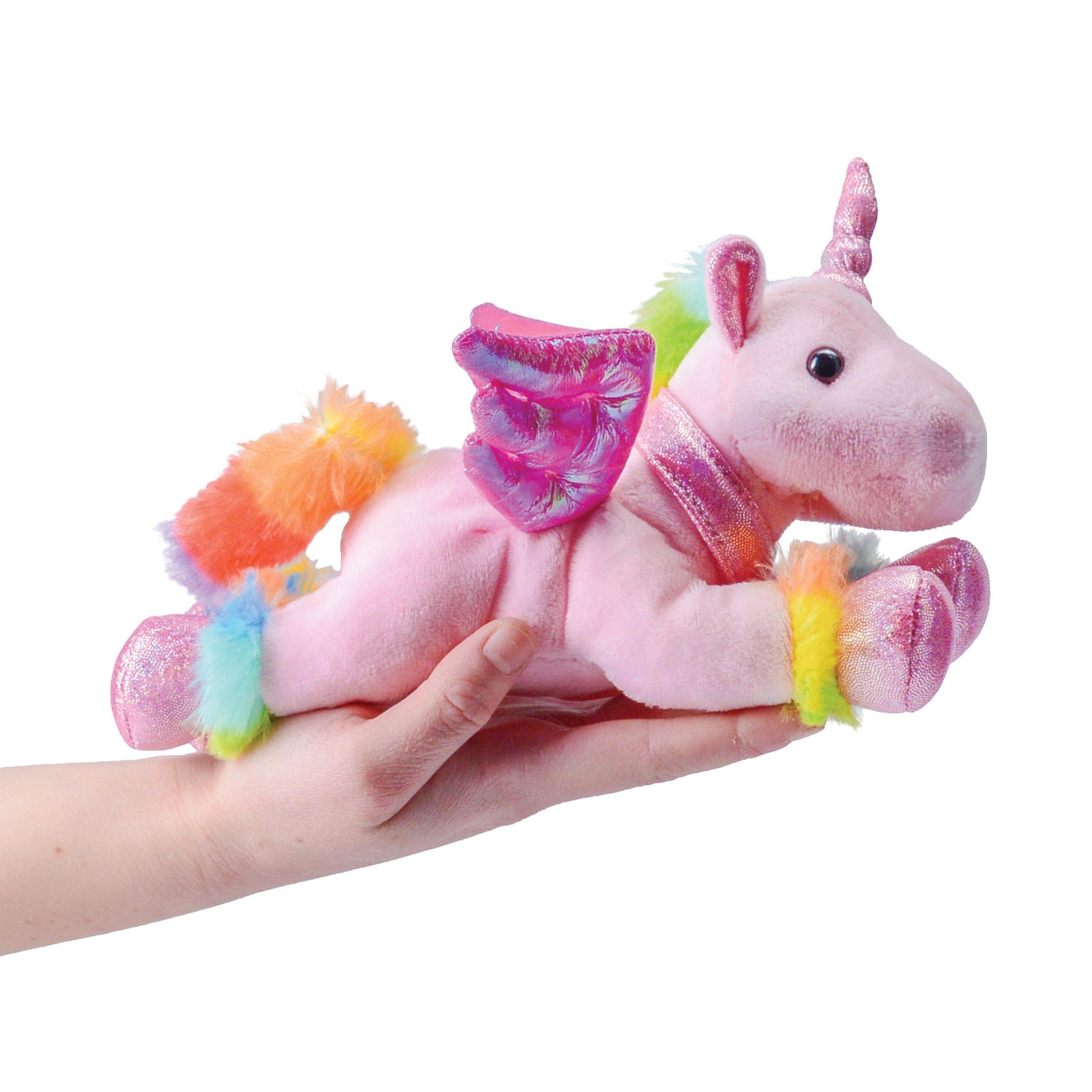 PREXTEX Unicorn Stuffed Animals (4 Cute Plush Unicorns Gifts for Girls), Machine Washable - Unicorn Toys for Girls & Boys Ages 3-5+