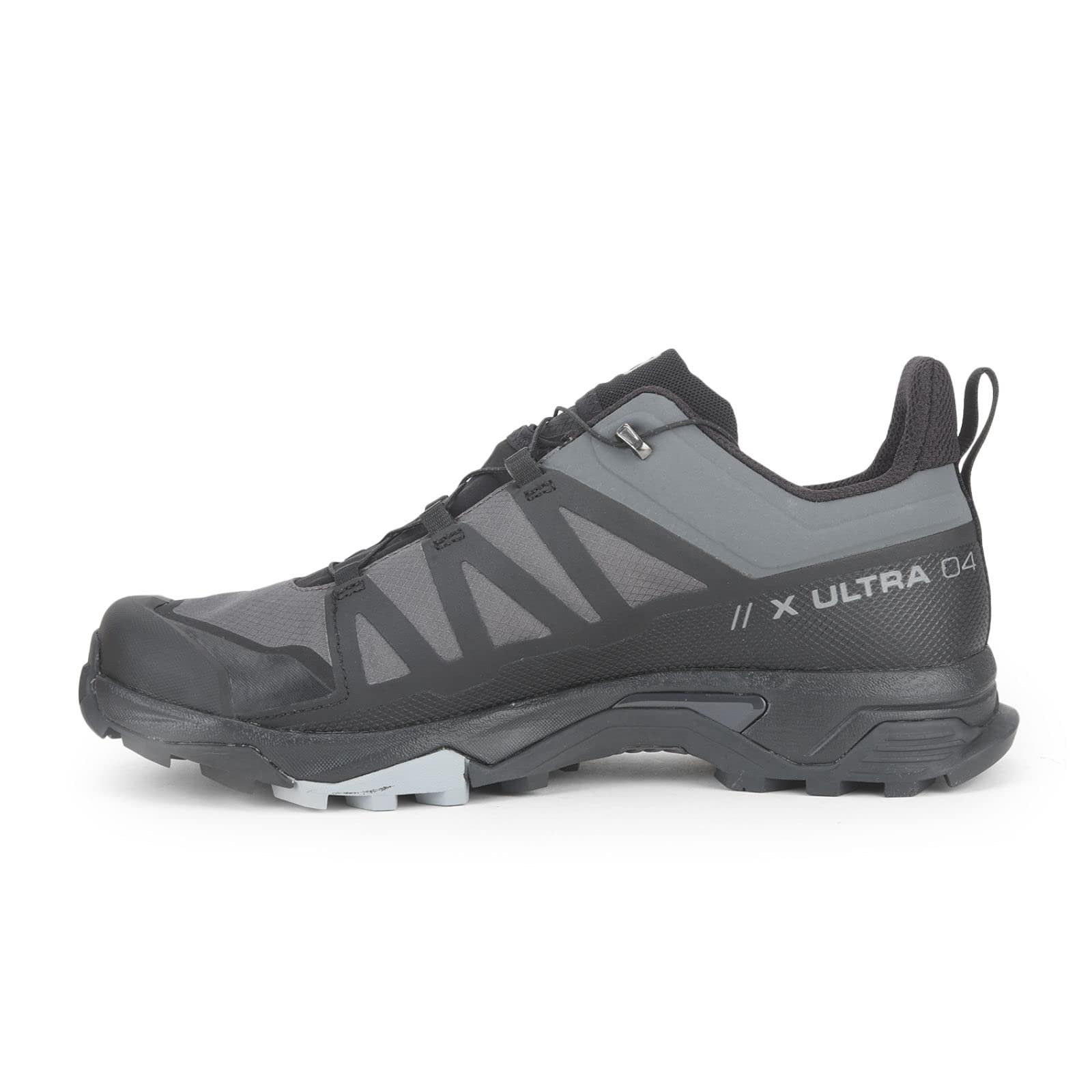 Salomon X Ultra 4 Gore-TEX Hiking Shoes for Men, Magnet/Black/Monument, 9