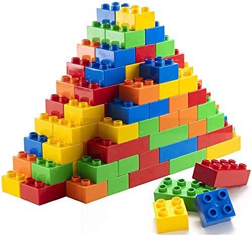 PREXTEX 25 Piece Classic Big Building Bricks Large Toy Blocks - Toddler STEM Toys Bricks Set | Beginner Pack or Bricks Refill Set for All Ages | Building Blocks for Toddlers 1-3 3-5