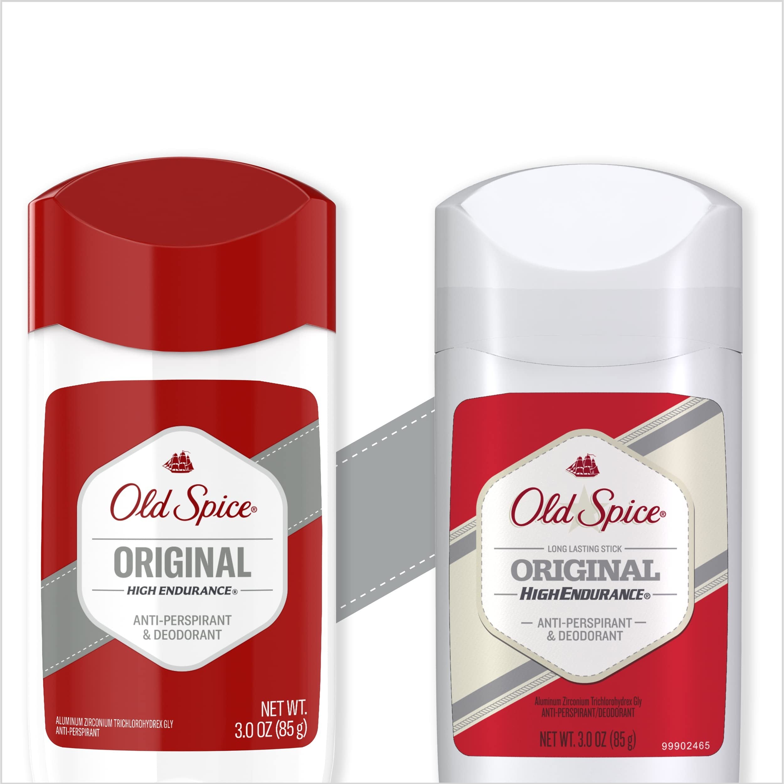 Old Spice Antiperspirant and Deodorant for Men High Endurance Original 3 Oz (Pack of 6)