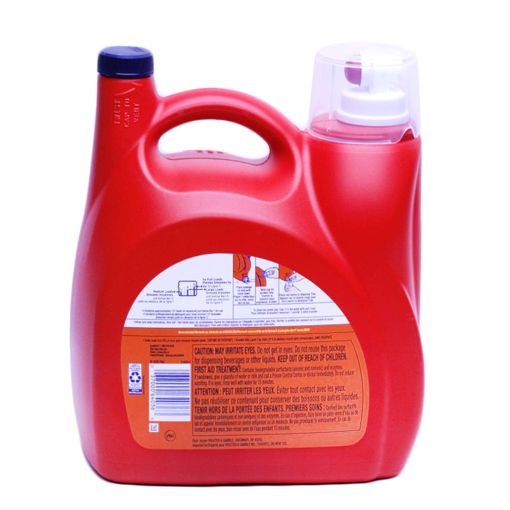 Ultra Concentrated New Tide Coldwater Clean Original Liquid Laundry Detergent 4.87 L/165 Fl. Oz - 123 Loads 2) Brand: Tide