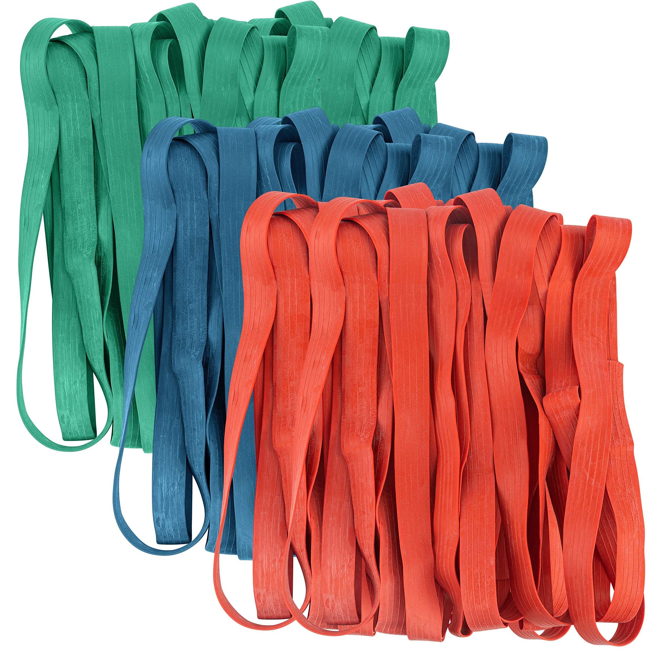 36 Pack Mover Blanket Rubber Bands - Extra Large Rubber Bands for Moving Blankets and Furniture - Variety of Sizes 26in, 30in & 42in - 36 Moving Bands Total - kitchentoolz