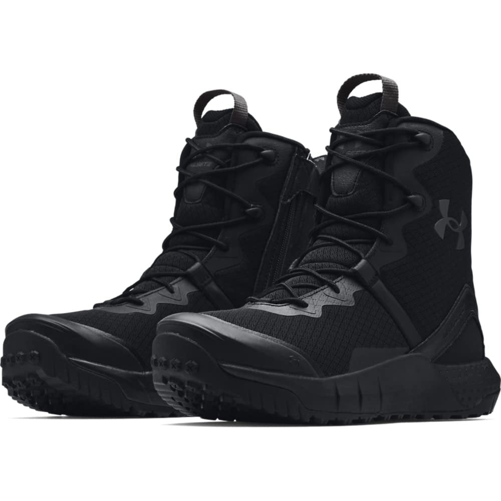 Under Armour mens Micro G Valsetz Zip Military and Tactical Boot, Black (001 Black, 11.5 US