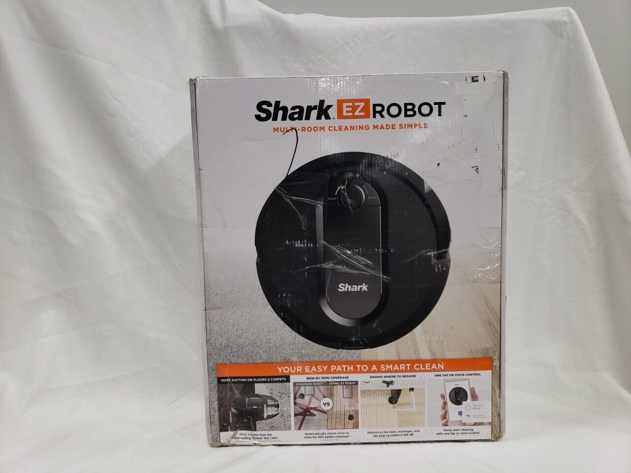 Shark EZ Robot Vacuum with Row-by-Row Cleaning RV995