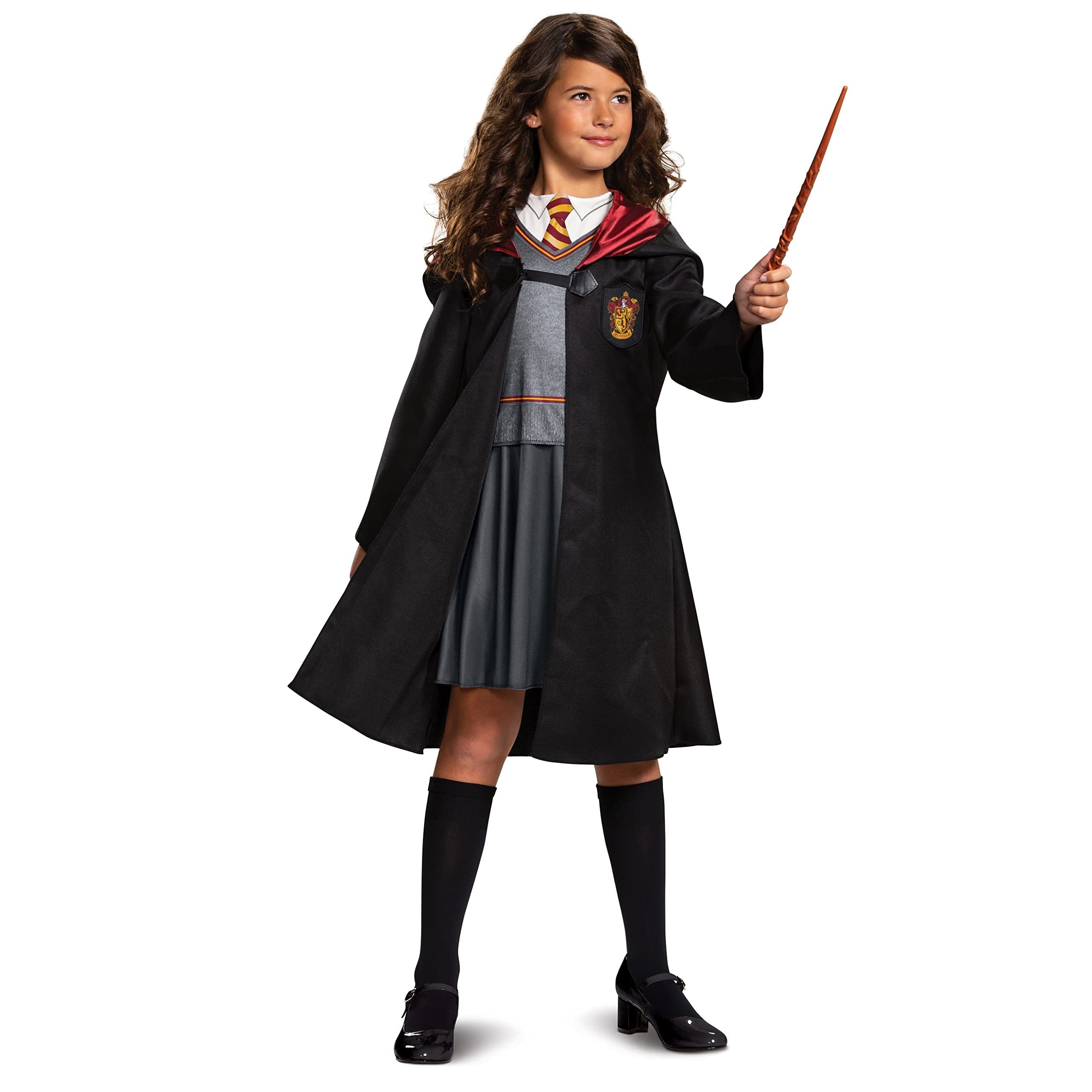 Harry Potter Hermione Granger Classic Costume Black & Red Kids Medium (7-8) Free Shipping