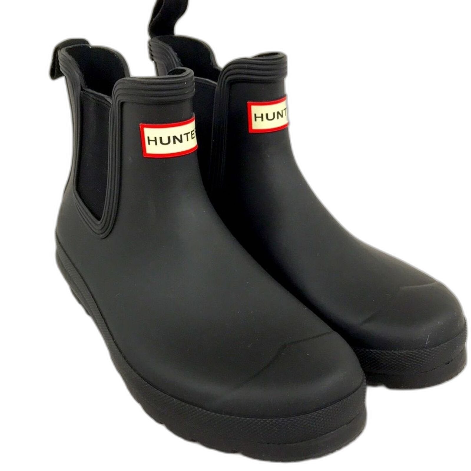 Hunter Footwear Womens Original Chelsea Rain Boot Black 8 US