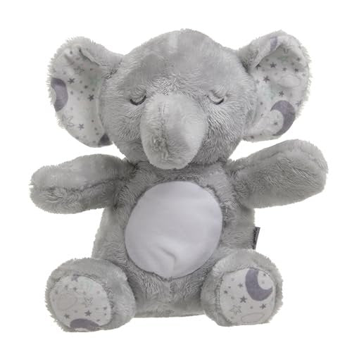 DreamGro Plush Animal Toys - Soft and Cuddly Stuffed Animals for Kids - Cute and Adorable Gifts for Boys and Girls - Perfect for Playtime, Nursery Decor, and Bedtime (Grey Elephant)