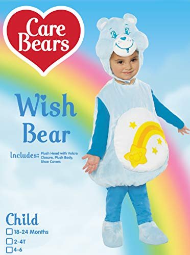 Kid's Officially Licensed Care Bears Wish Bear Toddler Costume Kit for Dress Up and Halloween - Care Bears Wish Bear