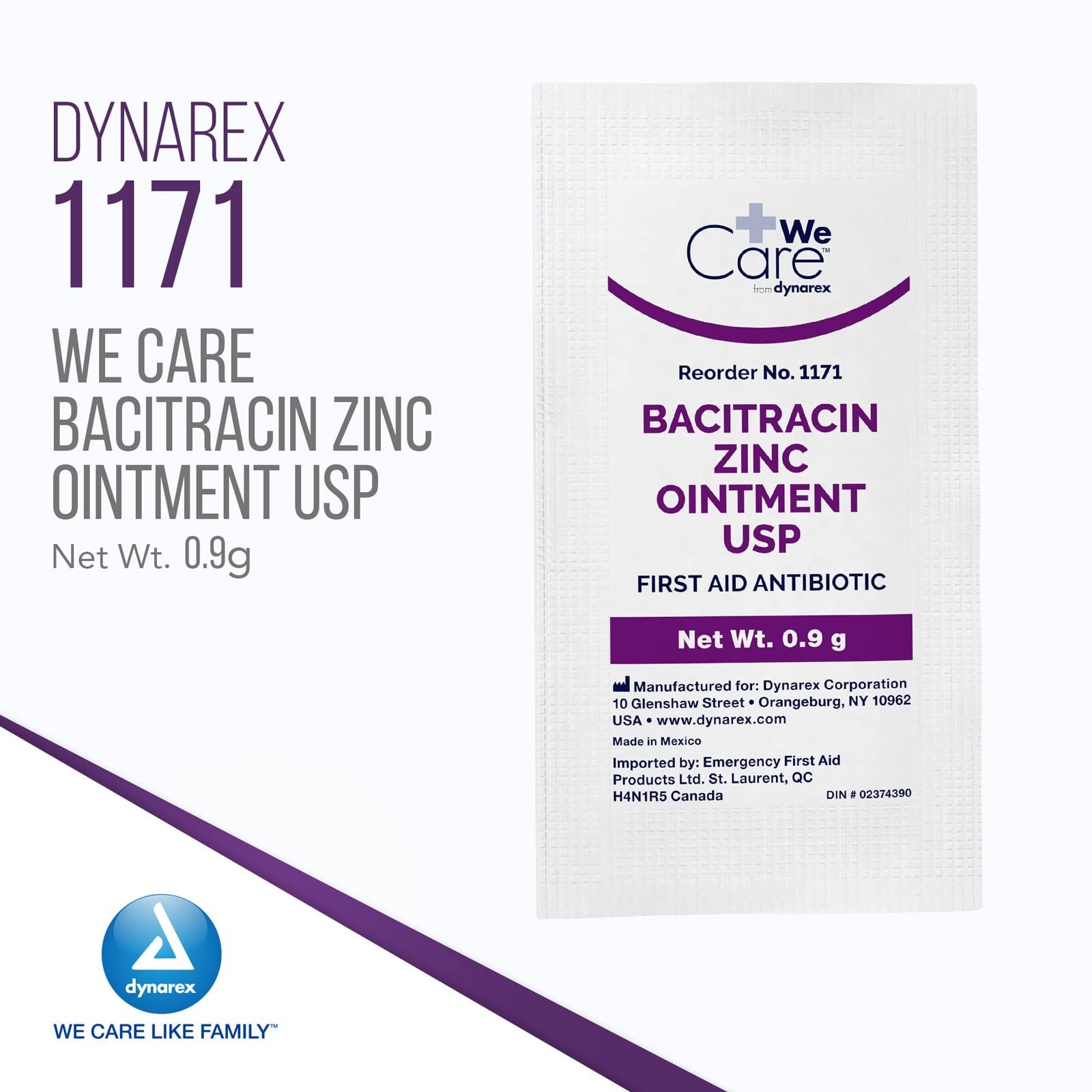 Bacitracin Ointment 144/box (.9g)