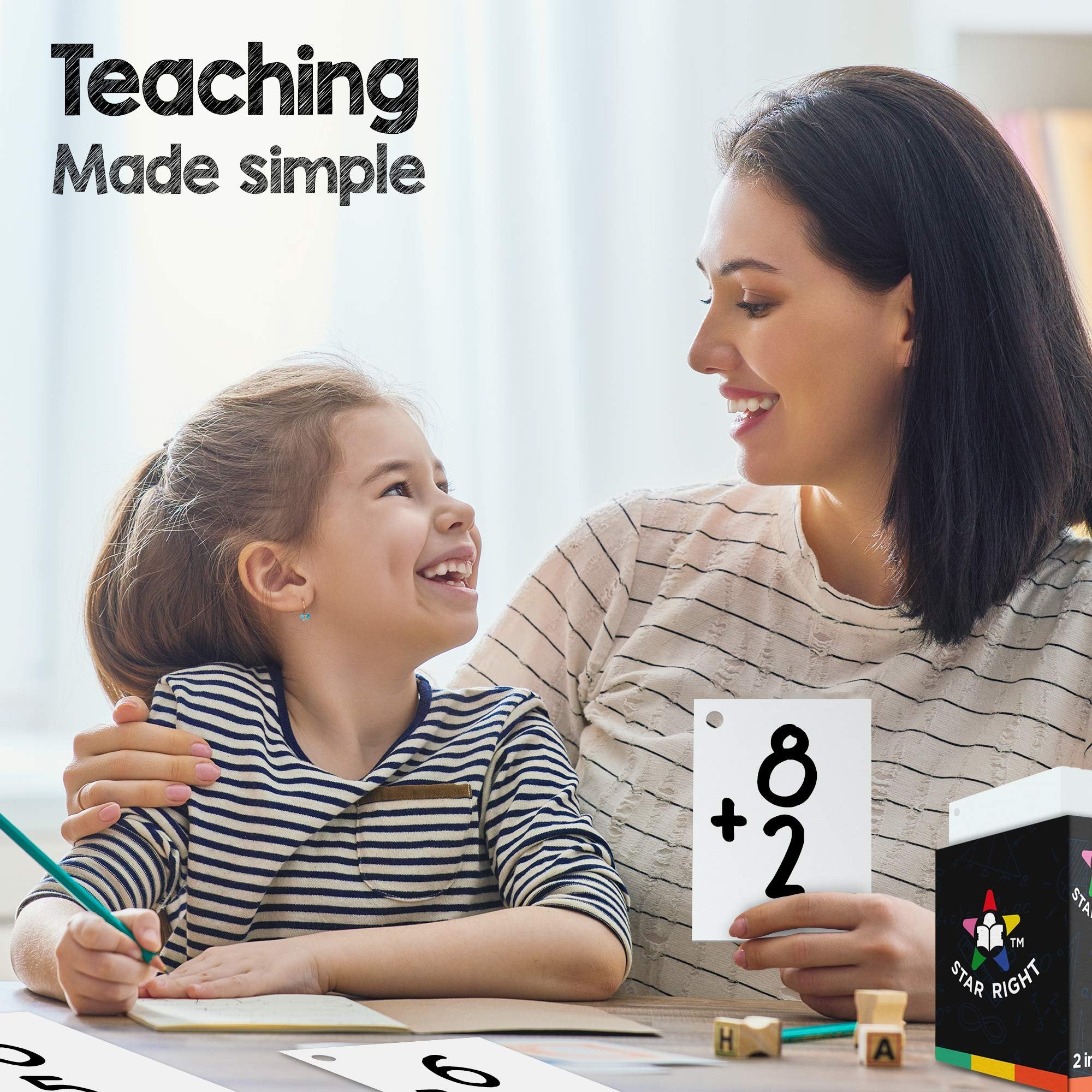 Blank Flash Cards for Studying - 2" x 3" Blank Index Notecards - 1000 Pre Hole Punched White Index Cards with Metal Binder Rings - Blank Flashcards for GMT Prep, Math, and Language