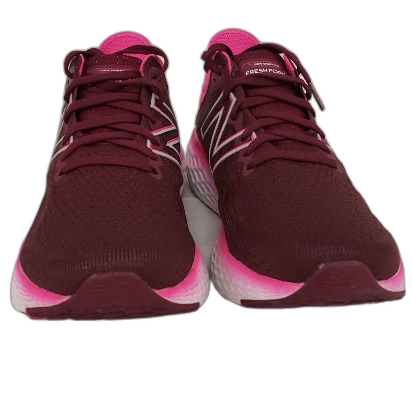 New Balance Womens Fresh Foam 1080 V11 Running Shoe Garnet Pink Glo 9 US