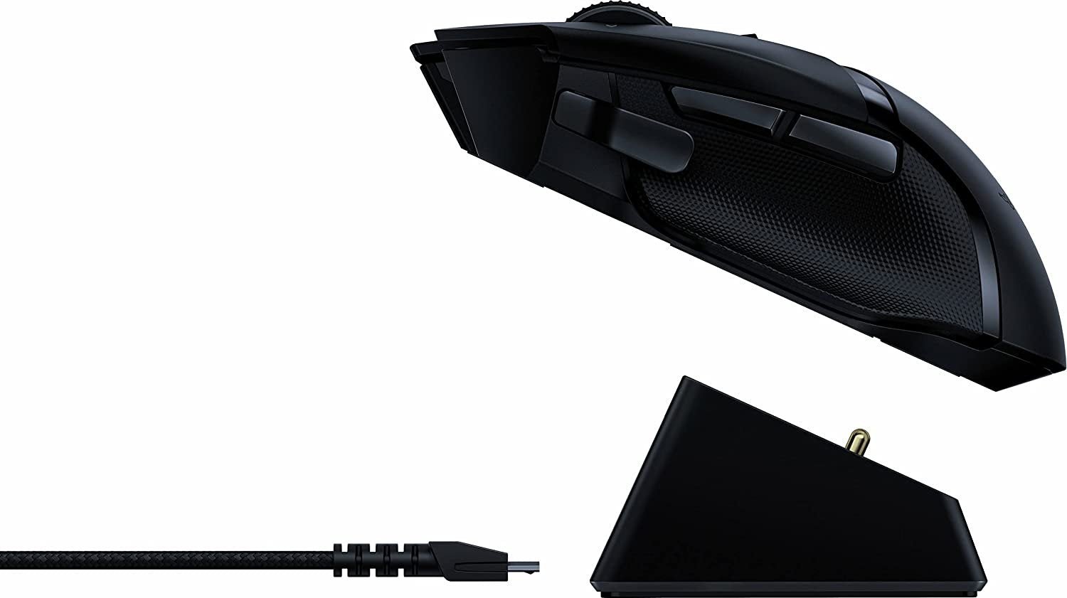 Razer Basilisk Ultimate Hyperspeed Wireless Gaming Mouse 20K DPI Optical Sensor Chroma RGB 11 Programmable Buttons Includes Charging Dock (Renewed)