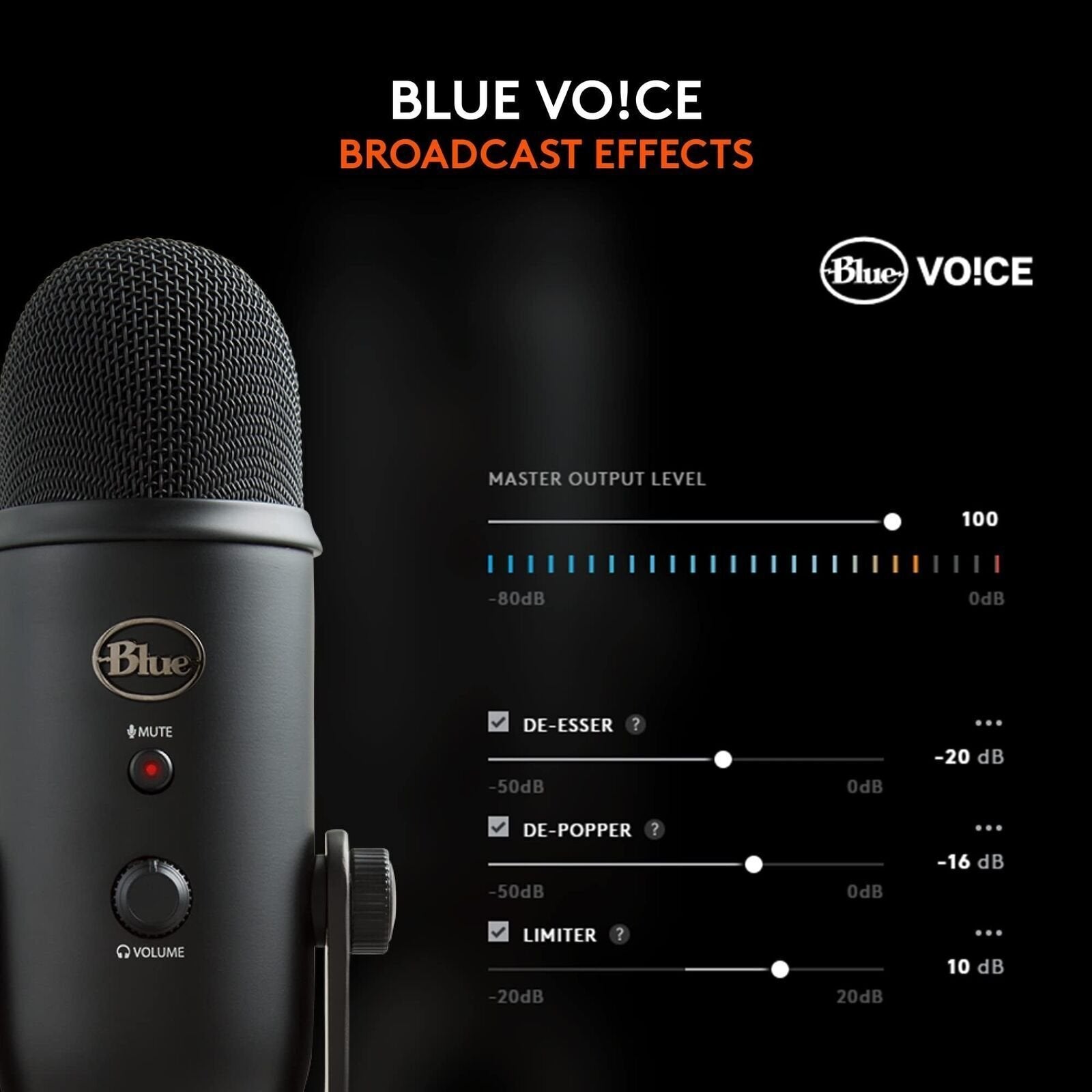 Blue Yeti USB Microphone - Blackout Edition