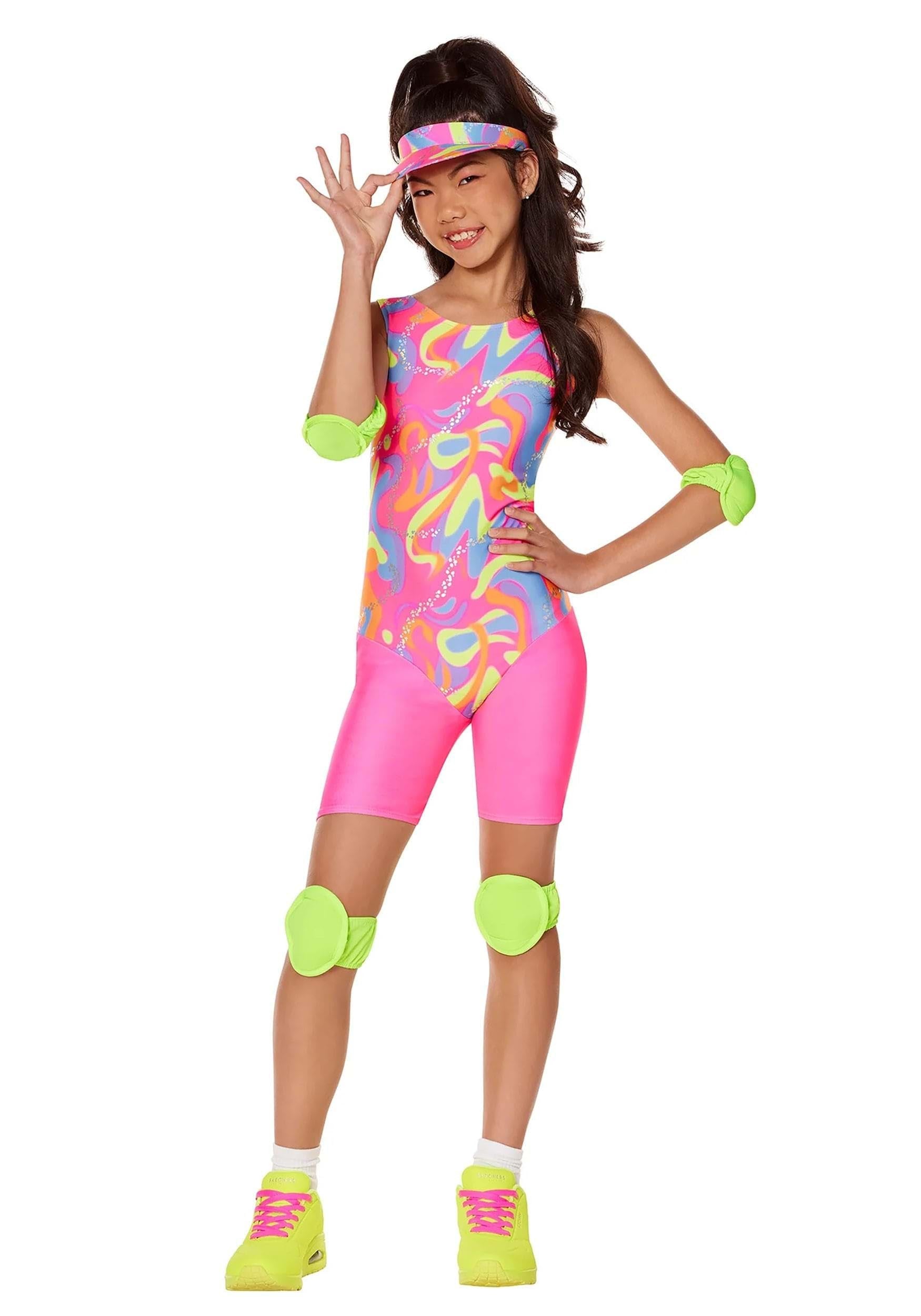 InSpirit Barbie the Movie Kids Skating Barbie Costume | Officially Licensed | Roller Skater | Youth Medium