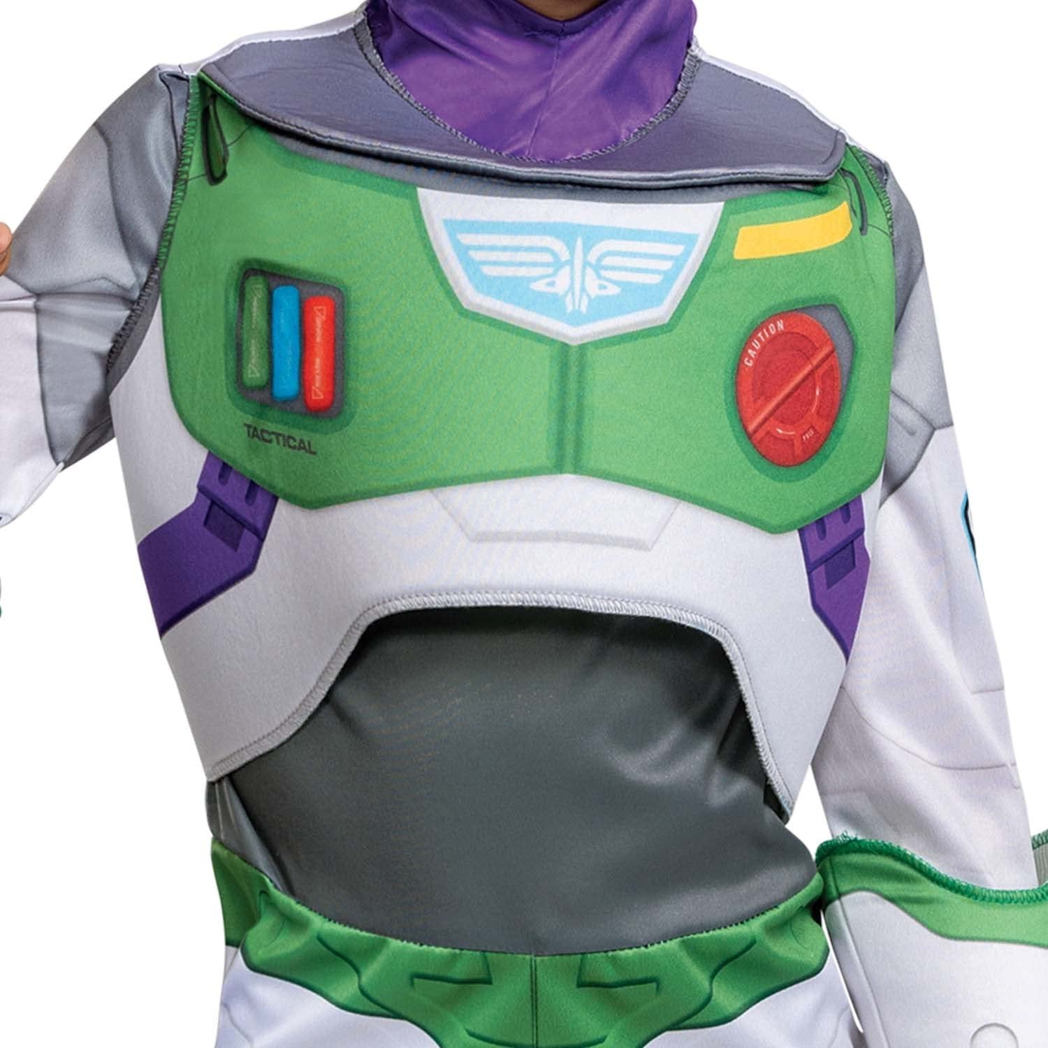 Disney Pixar Lightyear Buzz Space Ranger Costume for Kids, Official Disney Lightyear Costume Outfit, Child Size Extra Small (3T-4T)