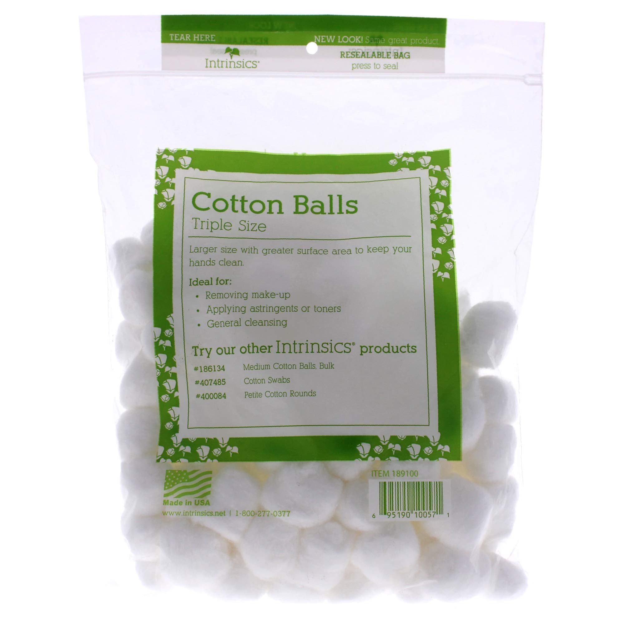 Intrinsic Cotton Balls 100 ct.