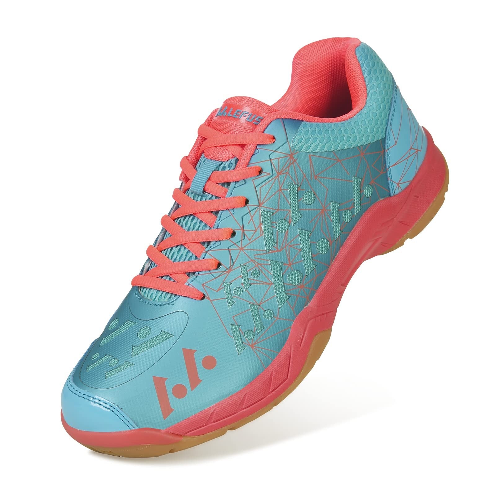 Condromly Women's Luff 06 Lightweight Cushioning Pickleball Court Shoes (06 Pink, 8)