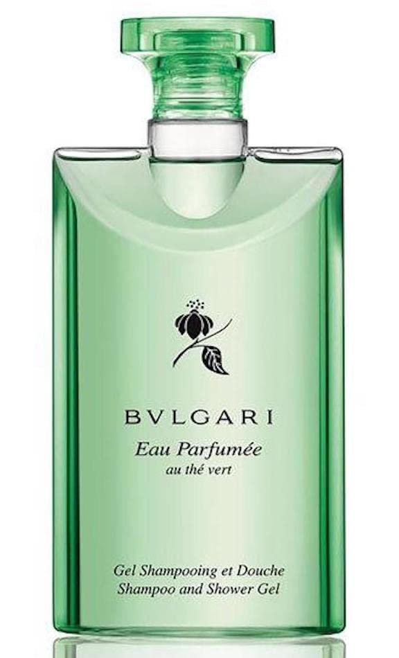 Bvlgari Au The Vert (Green Tea) Shampoo and Shower Gel Set of 3, 2.5 Fluid Ounce Bottles
