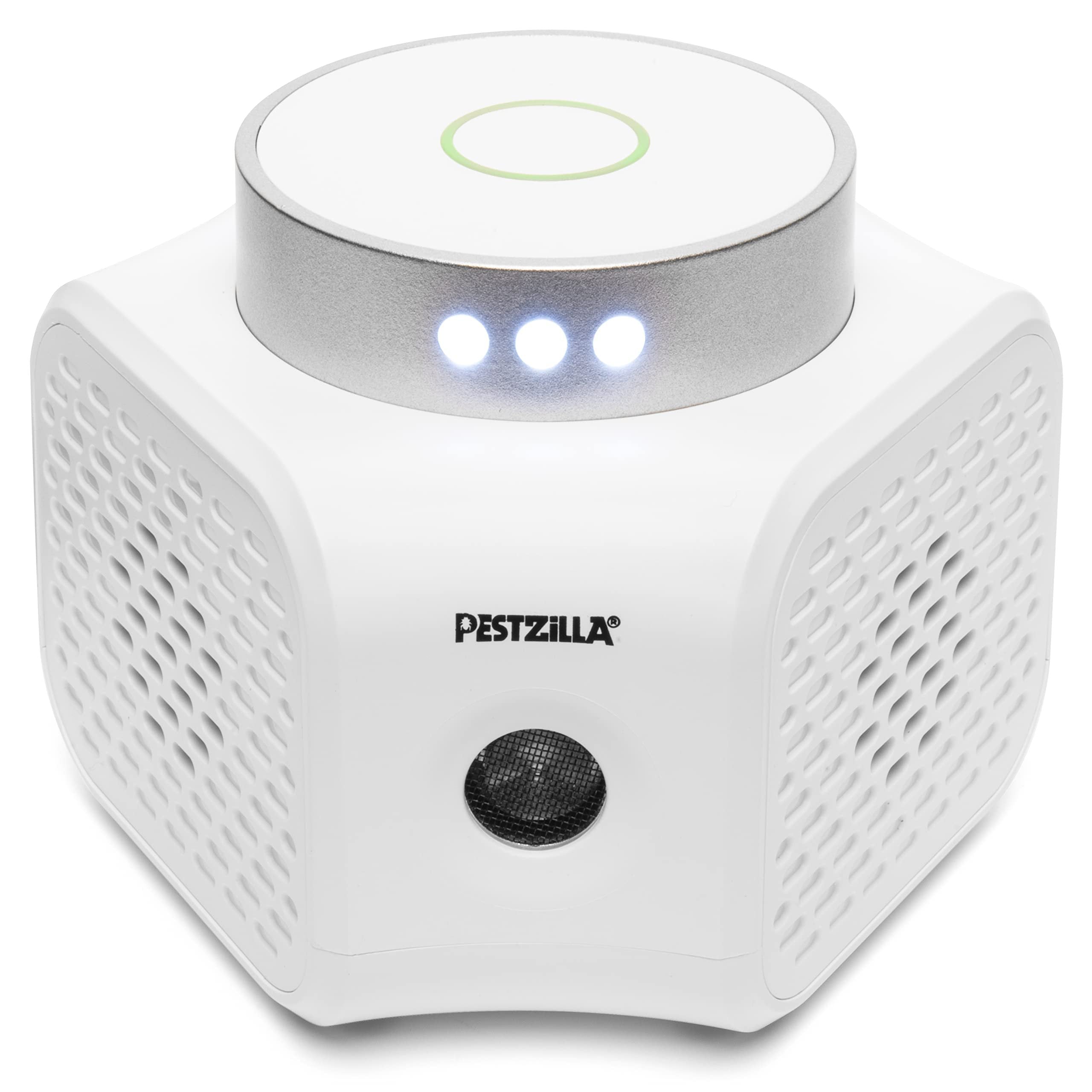 Pestzilla Ultrasonic Pest Repeller - Humane Mouse Repellent & Rat Deterrent - Ultrasound Impluse and LED Strobe Lights - Perfect for Squirrel Repellent Household Pests Repeller & Mice Repellant