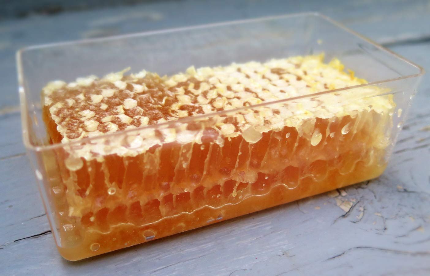 Prosper Wildflower Honeycomb (7oz), Raw Honeycomb for Eating, Pure and Real Honeycomb from the USA