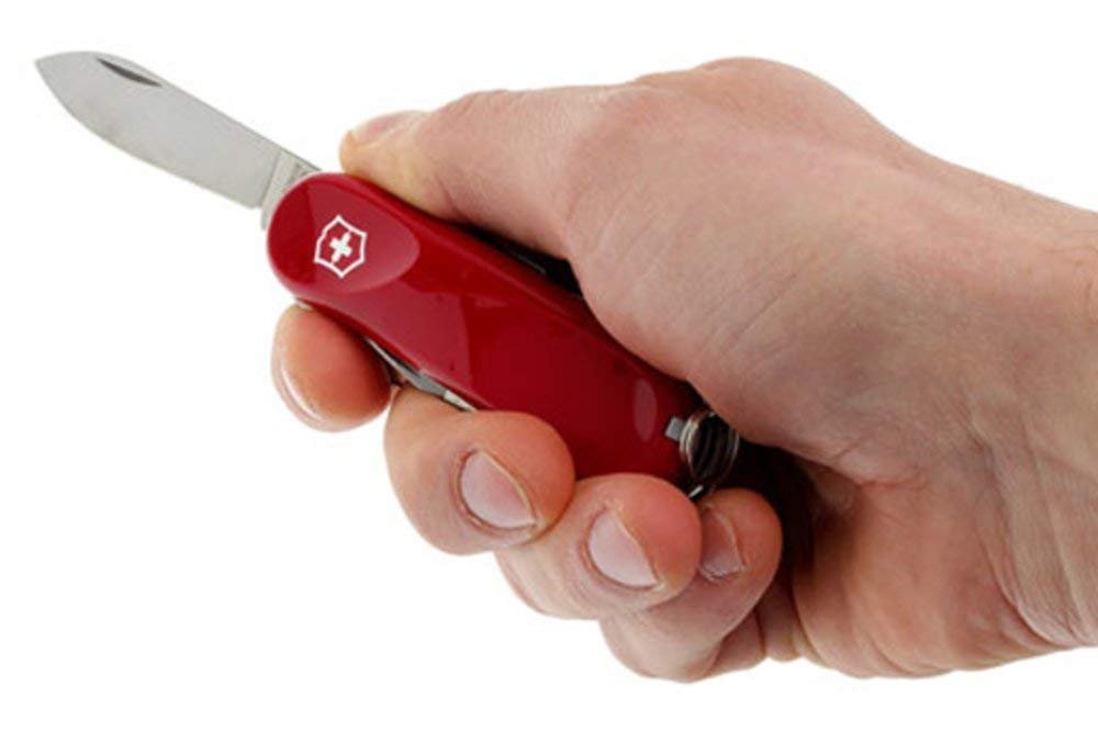 Victorinox Swiss Army Evolution S14 Pocket Knife, Red, 85mm