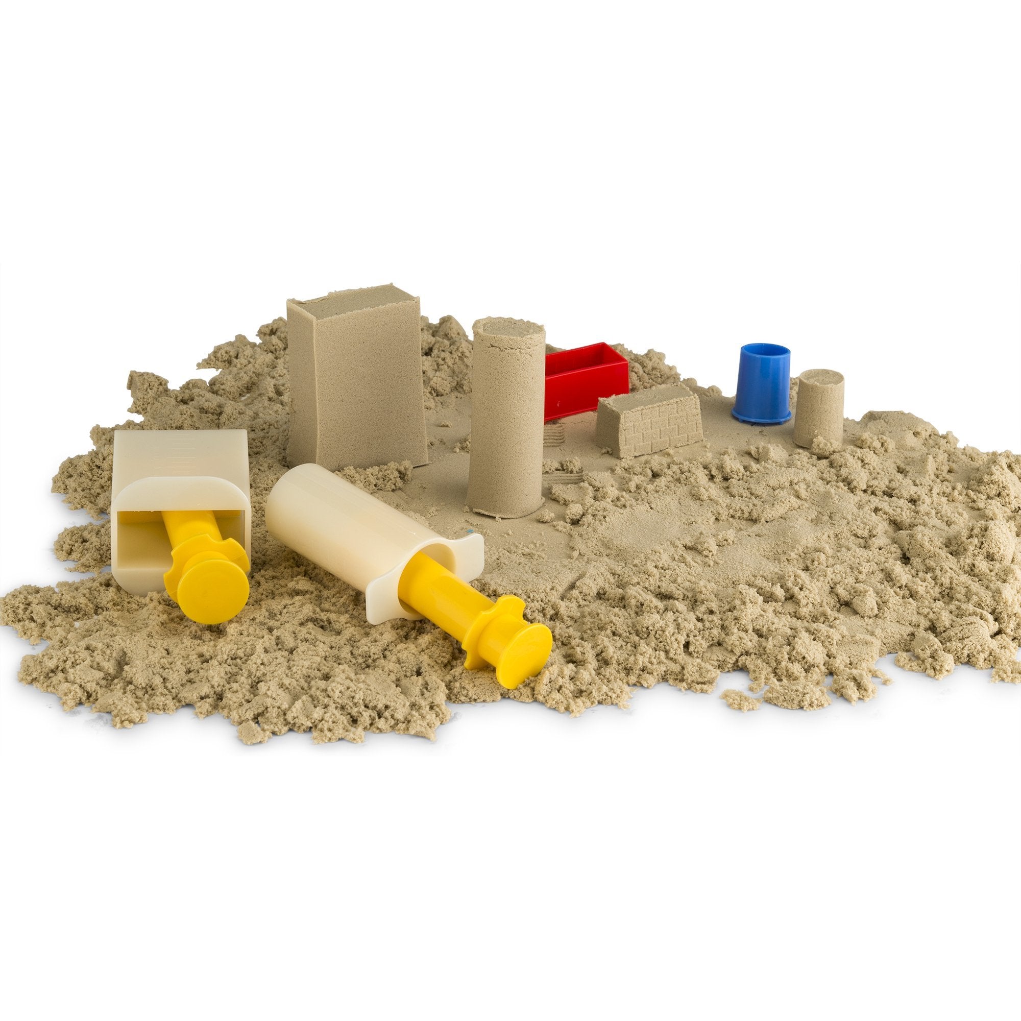 CoolSand Play Sand Molds and Tool Kit for Kids, 27 Pieces Including Castles, Bricks, and Wall Molds Kits - Works with All Play Sand, Sand Not Included