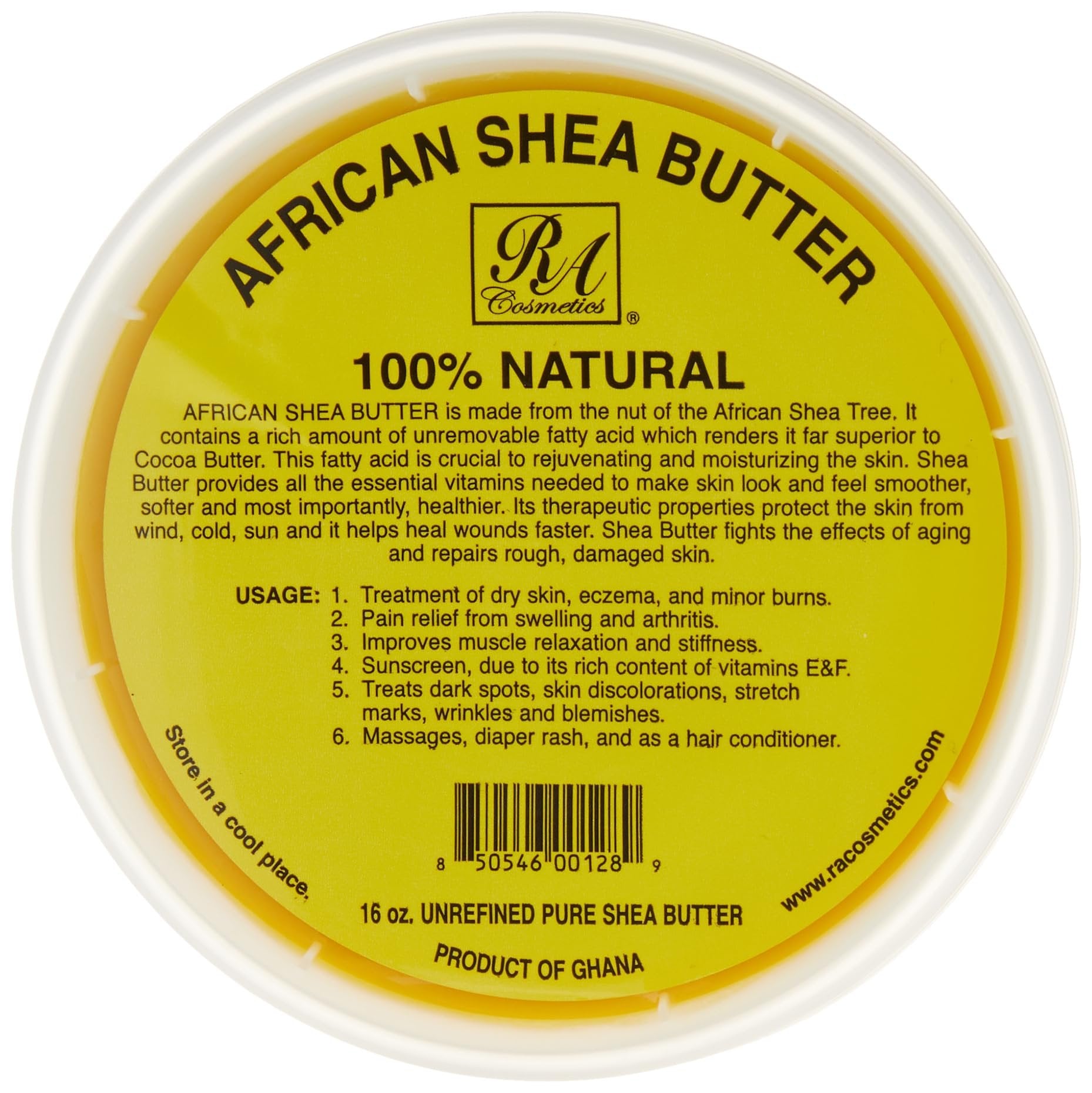 African Shea Butter 100% Natural 16oz