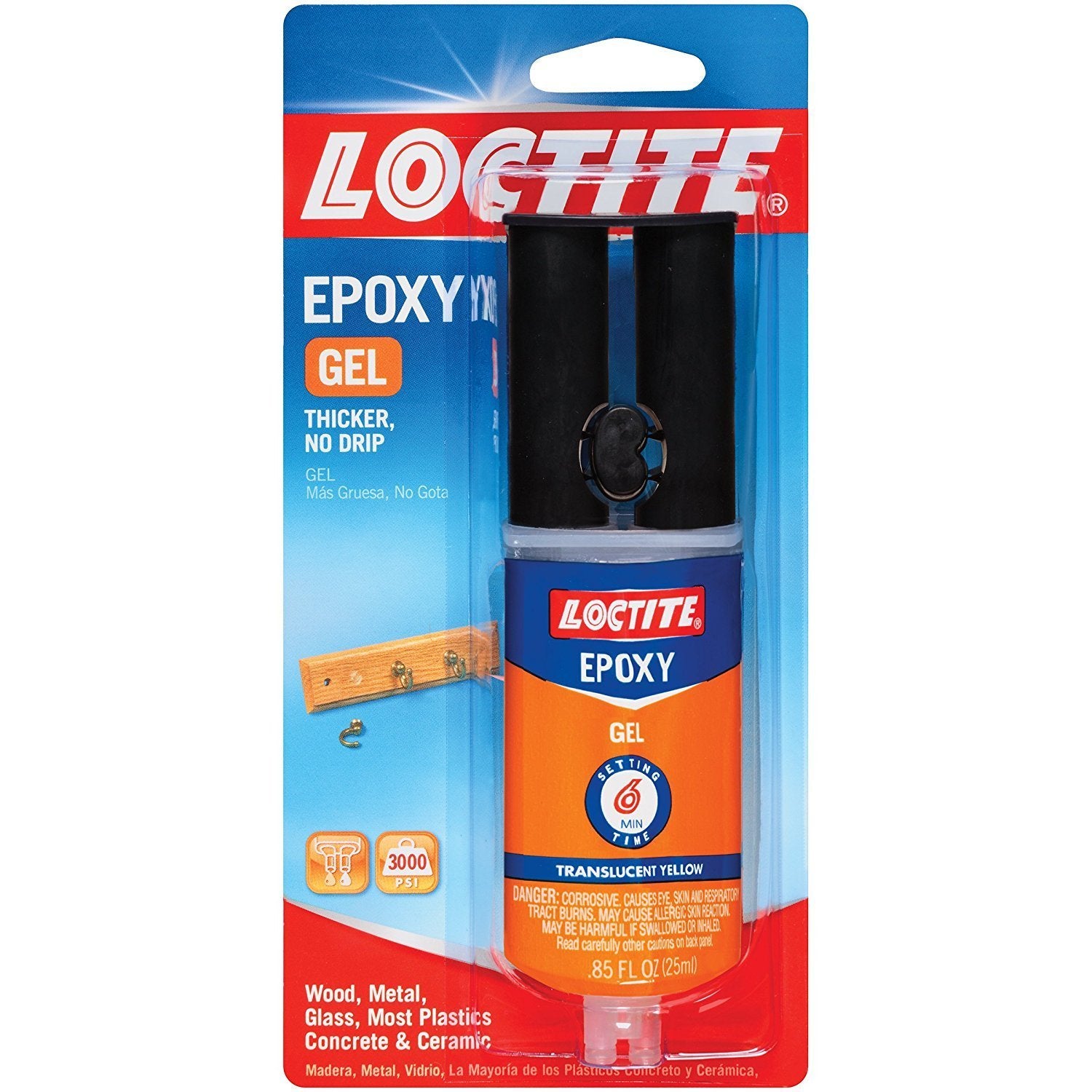 Loctite Heavy Duty Epoxy Gel, Quick Set, 0.85-Fluid Ounce Syringe (Pack of 8)
