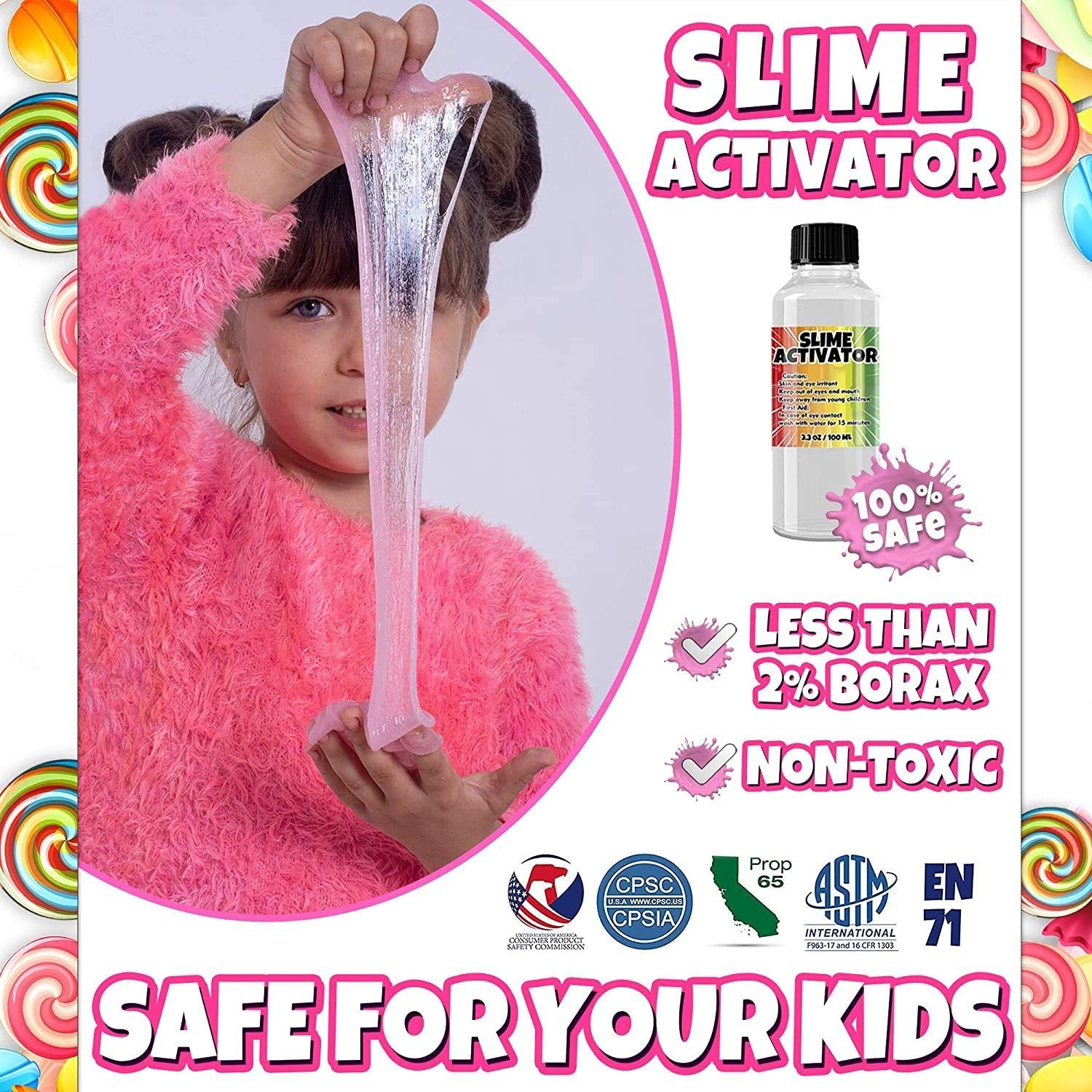 Laevo Unicorn Slime Kit - DIY Slime Making Kit - Supplies Makes Butter Slime, Cloud Slime, Clear Slime & More Sets - Toys for 5+ Years Old (Rainbow Slime Kit)