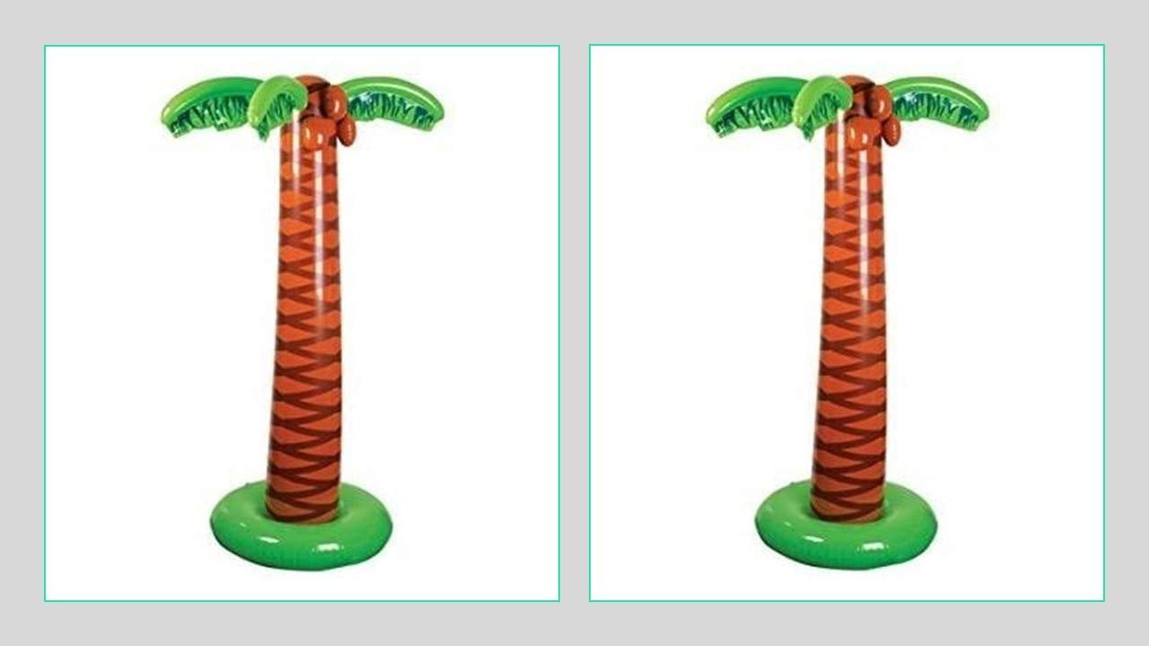 Rhode Island Novelty 66 Inch Inflatable Palm Trees, Set of Two