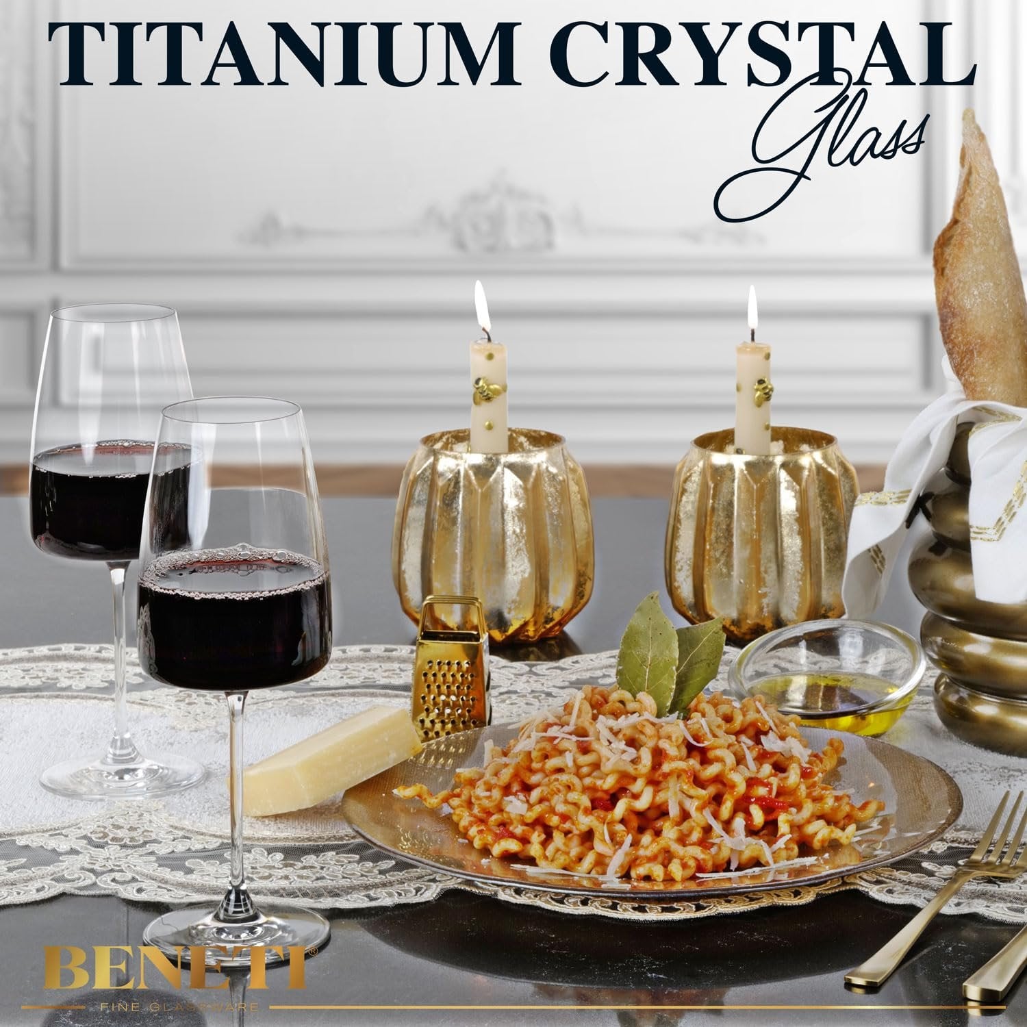 BENETI Wine Glasses Luxi
