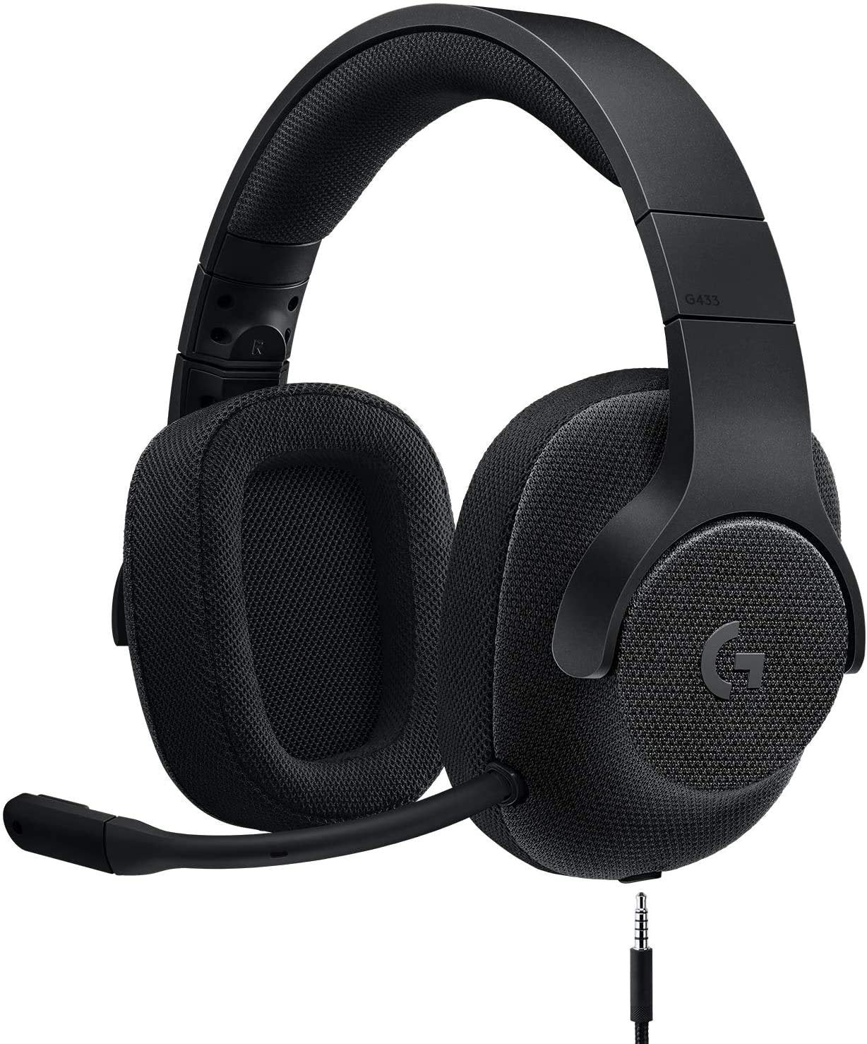 Logitech (Renewed) G433 7.1 Wired Gaming Headset with DTS Headphone - Black