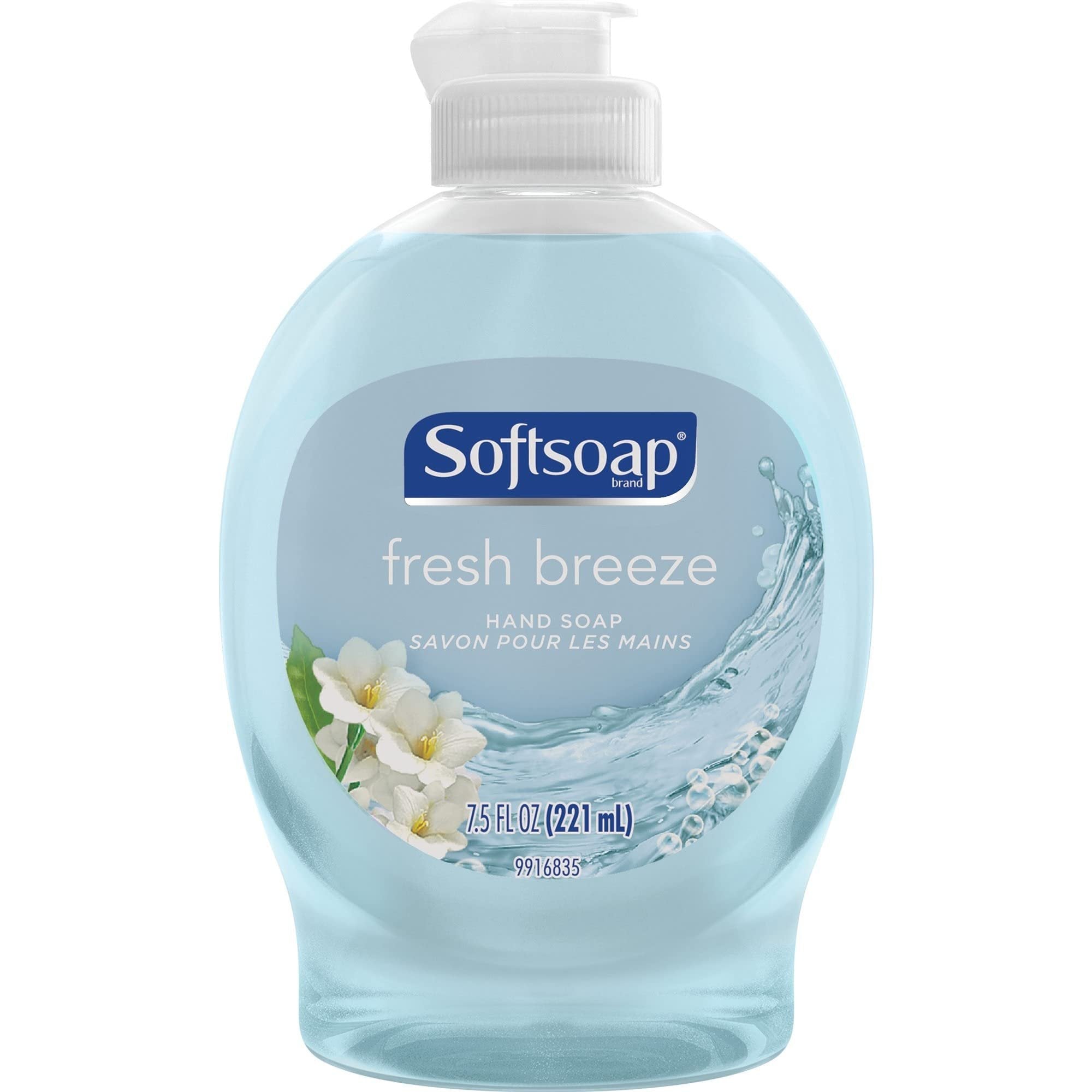 Softsoap Hand Soap Fresh Breeze - 7.5 oz, Pack of 4