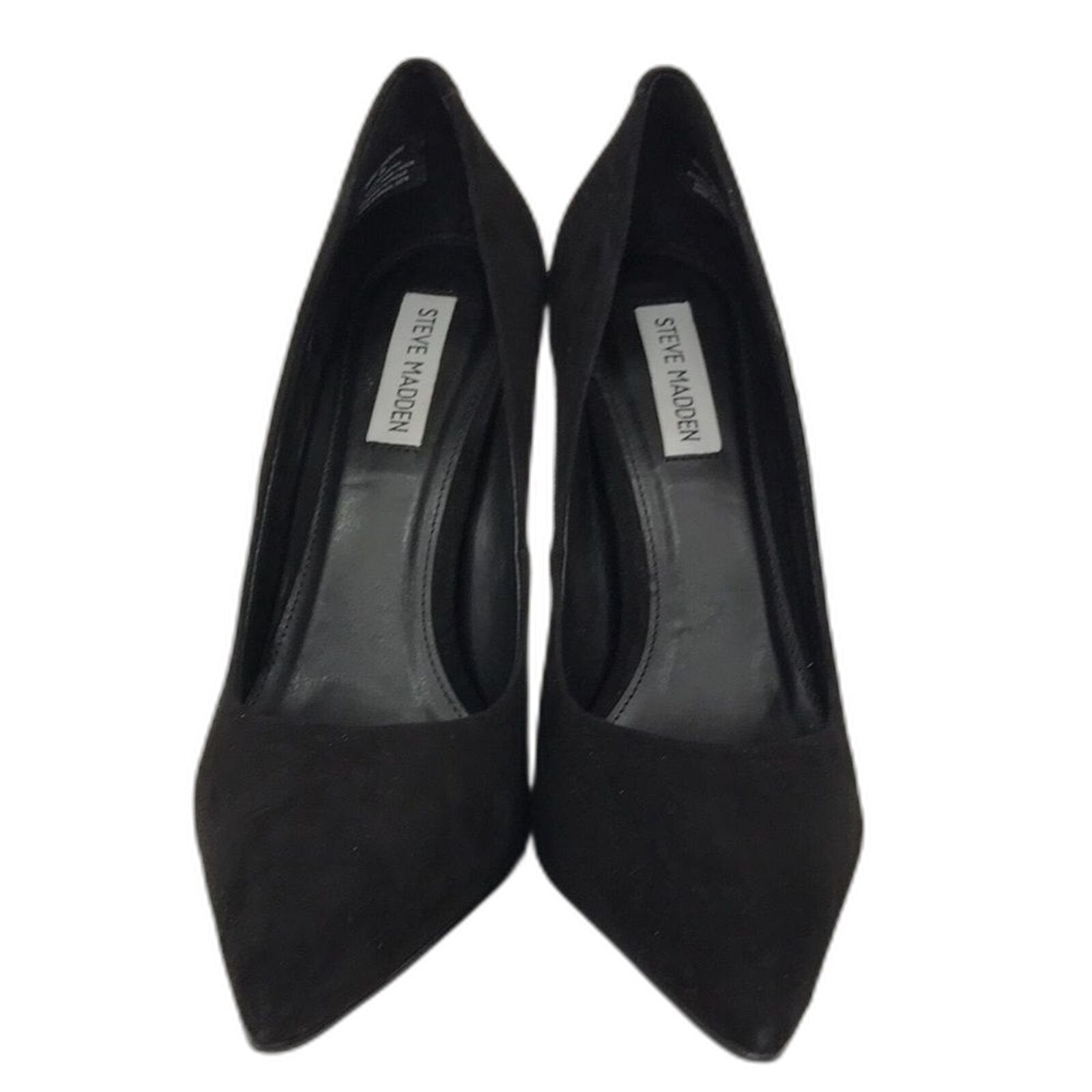 Steve Madden Womens Daisie Pump Black Suede 9 US