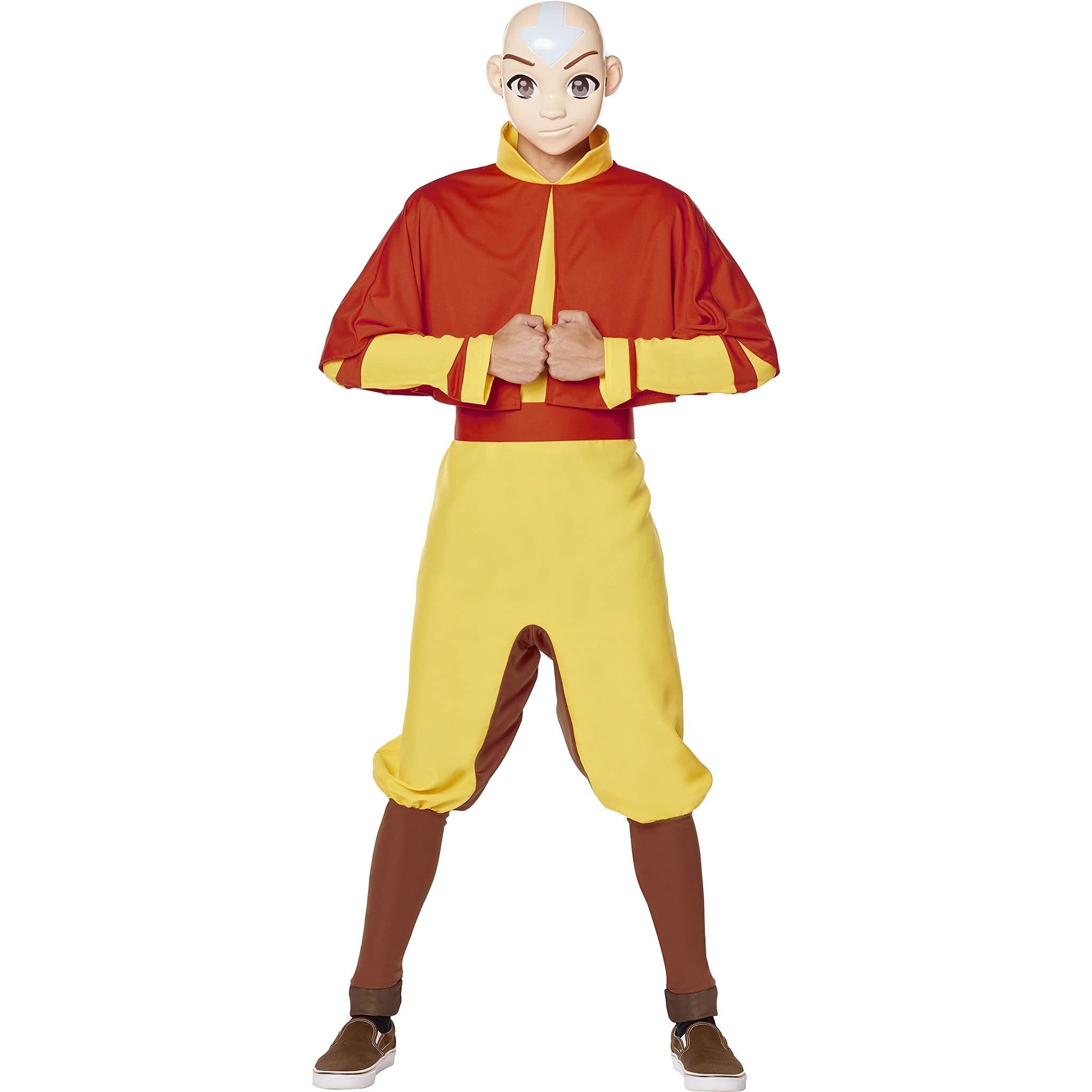 InSpirit Designs Licensed Avatar, Aang Adult Costume Beige