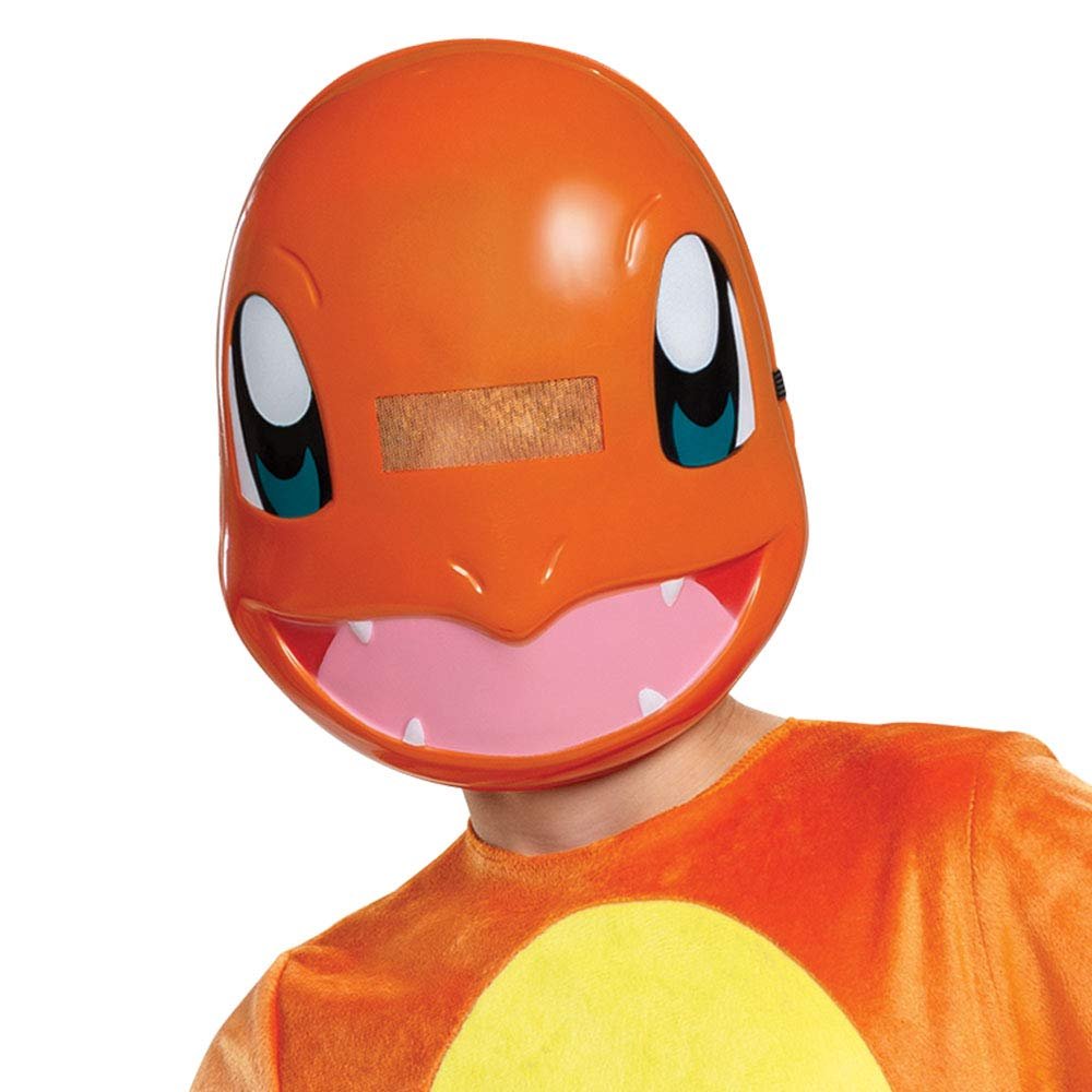 Pokemon Charmander Kids Costume, Children's Classic Character Outfit, Child Size Medium (7-8) Orange