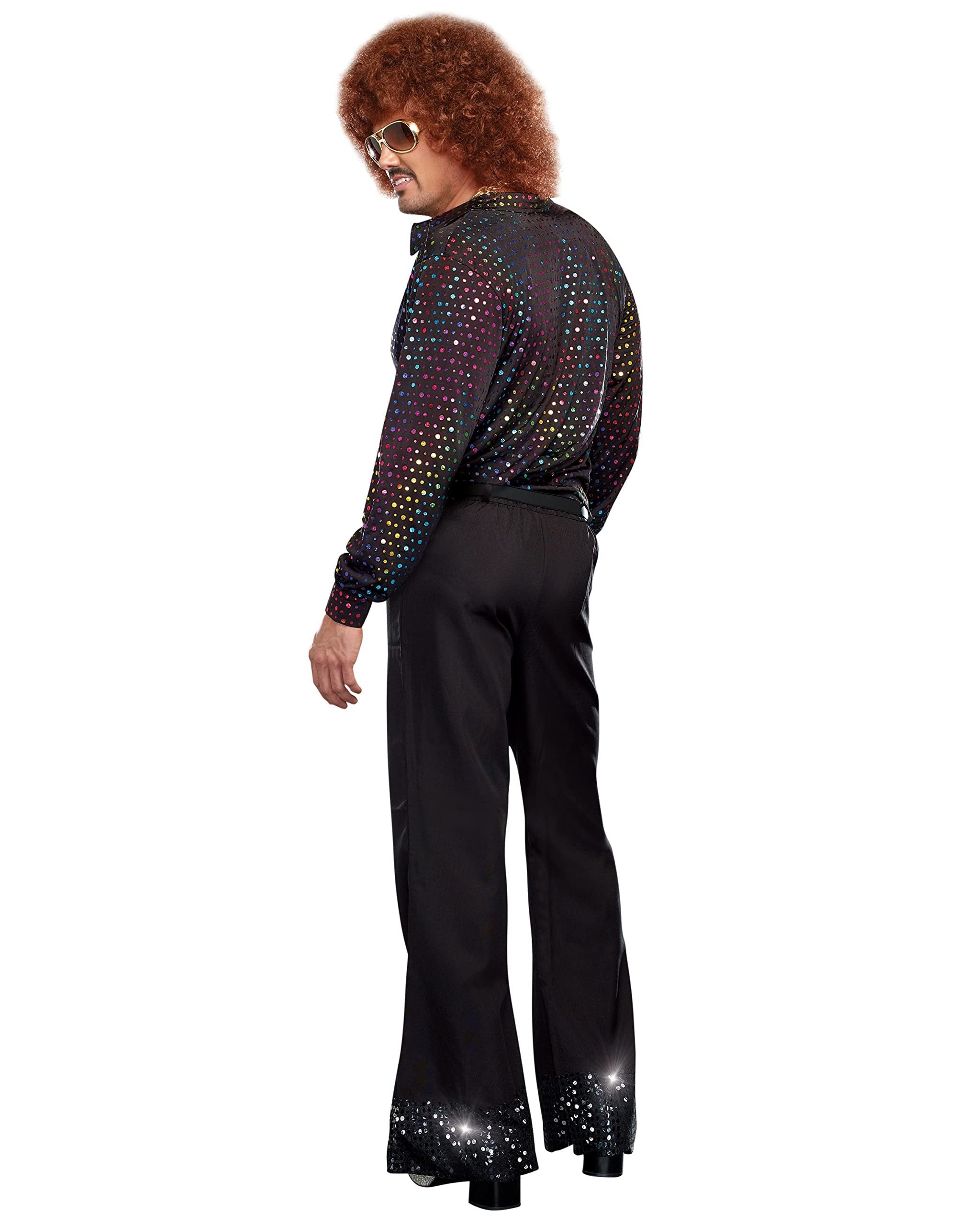 Disco Casual Pants for Men by Dreamgirl - Black, Medium-Large - Free Shipping & Returns