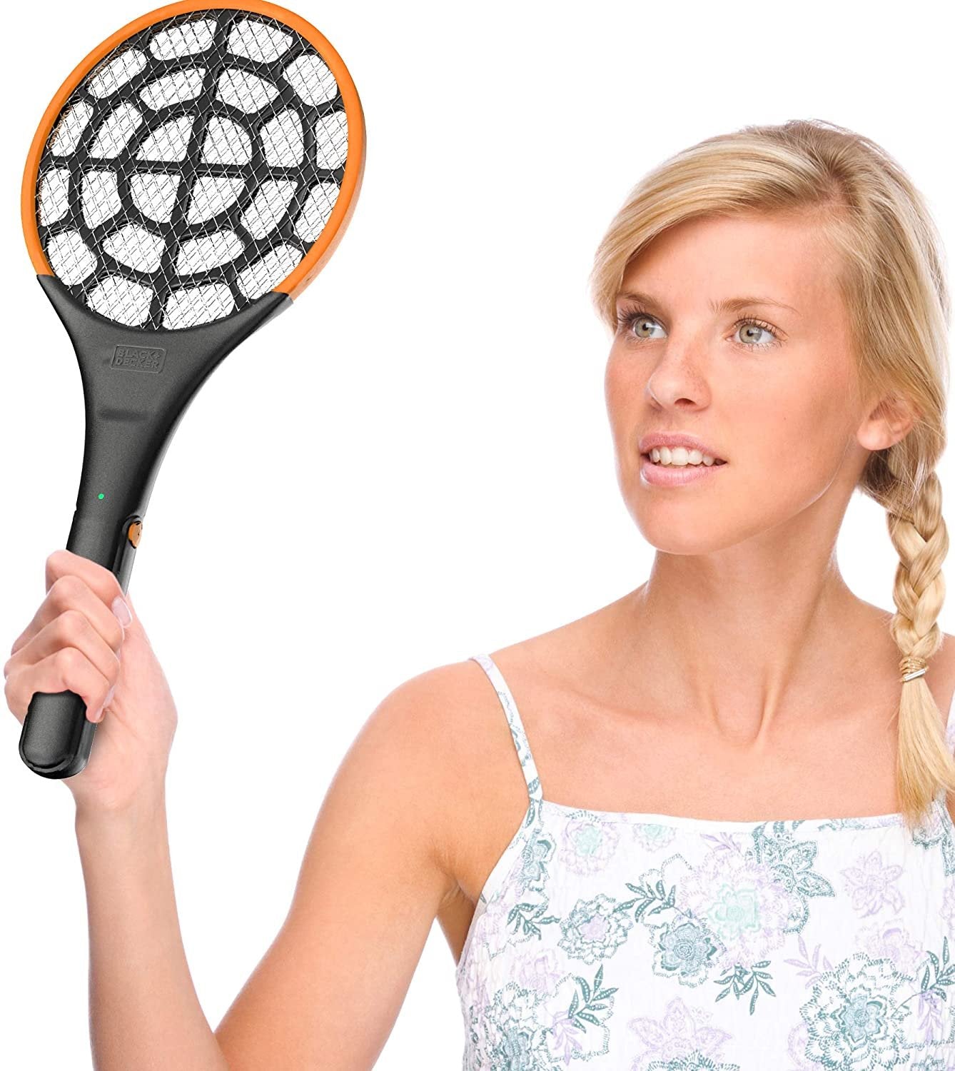 PRO 2.0 TWO PACK Black + Decker Electric Fly Swatter | Handheld Indoor Outdoor Bug Zapper