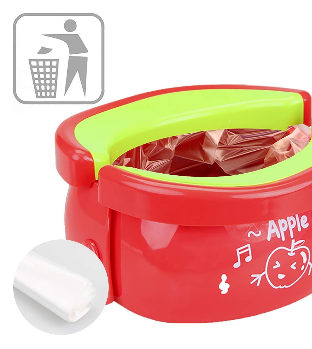 Travel Toilet Seat & Potty Trainer for Kids with Splash Guard, Apple,  Free Shipping & Returns