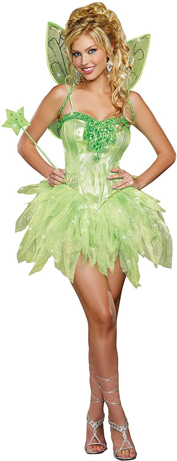 Fairy-Licious Dreamgirl Costume - Green, Size Small - Free Shipping and Returns!