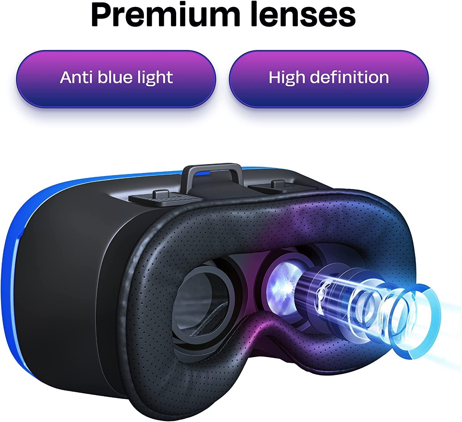 VR Headset Compatible with iPhone & Android - Universal