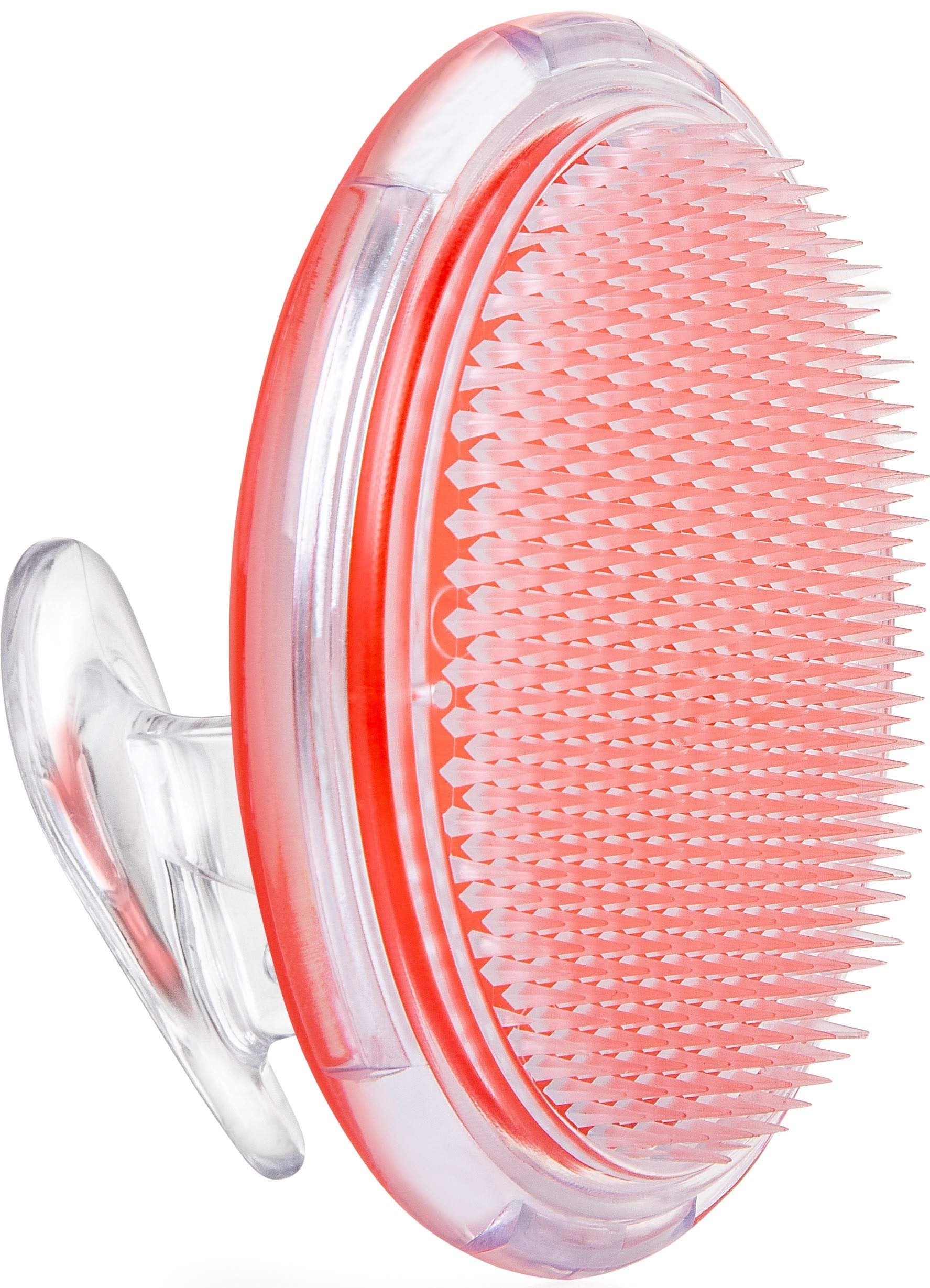 Exfoliating Brush to Treat and Prevent Razor Bumps and Ingrown Hairs - Eliminate Shaving Irritation for Face, Armpit, Legs, Neck, Bikini Line - Silky Smooth Skin Solution for Men and Women by Dylonic (Orange Single)