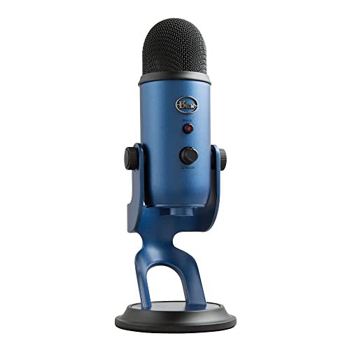 Blue Microphones Yeti USB Microphone-Midnight Blue, Mic Only (988-000101)